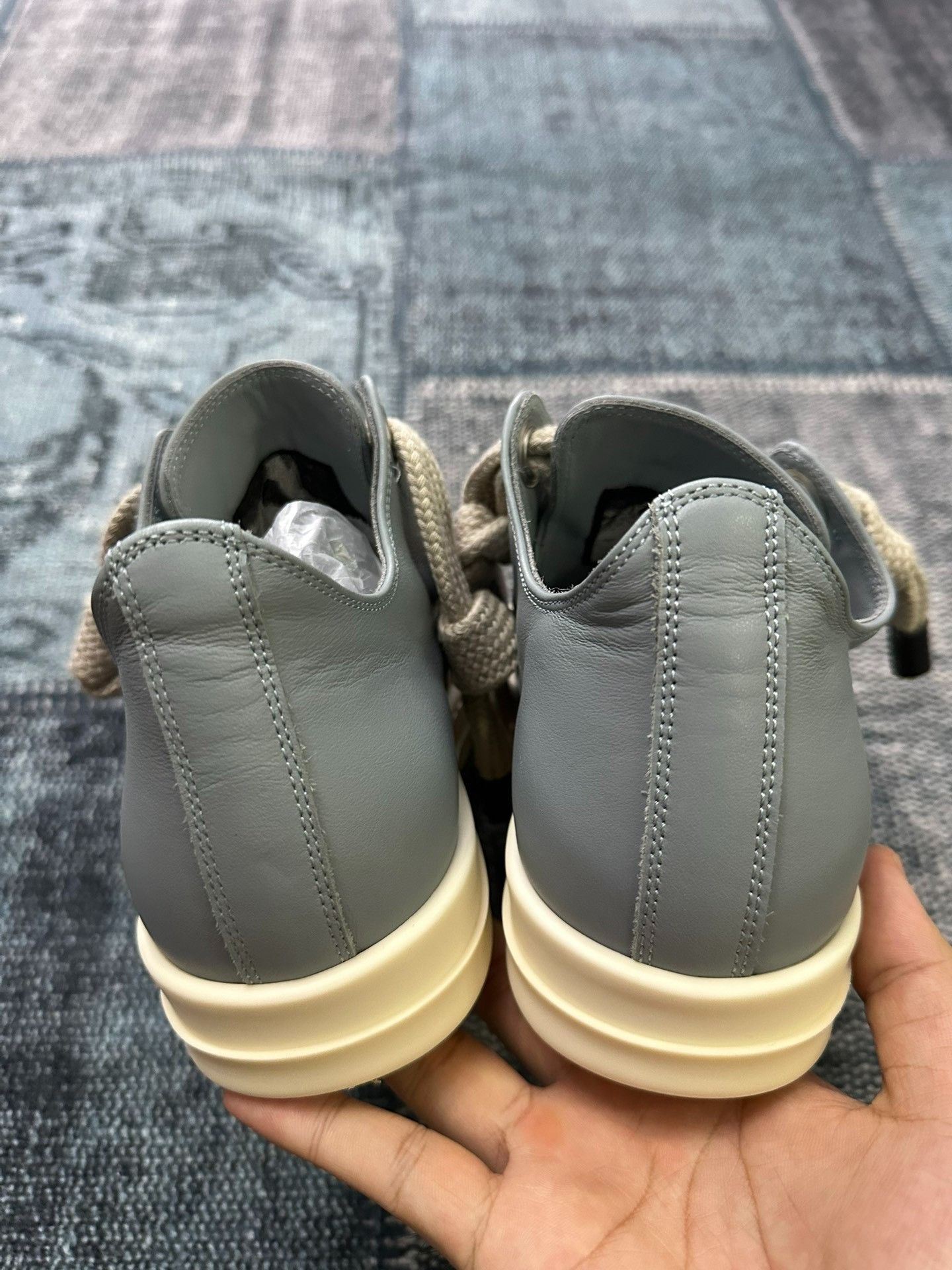 Rick Owens Rick Owens Low-Top Haze Blue Sneakers Size US 7 / IT 37 - 6 Thumbnail