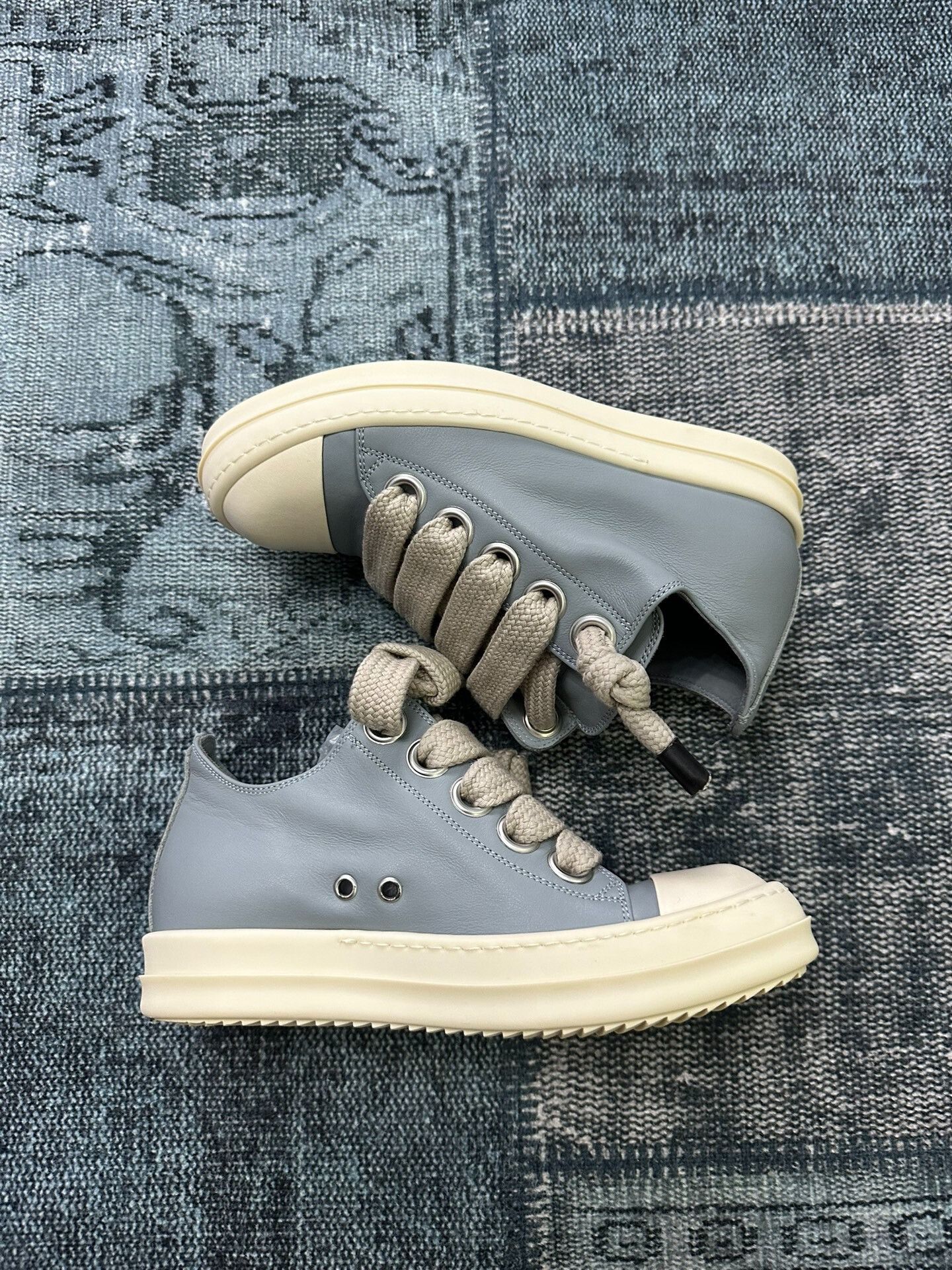 Rick Owens Rick Owens Low-Top Haze Blue Sneakers Size US 7 / IT 37 - 2 Thumbnail