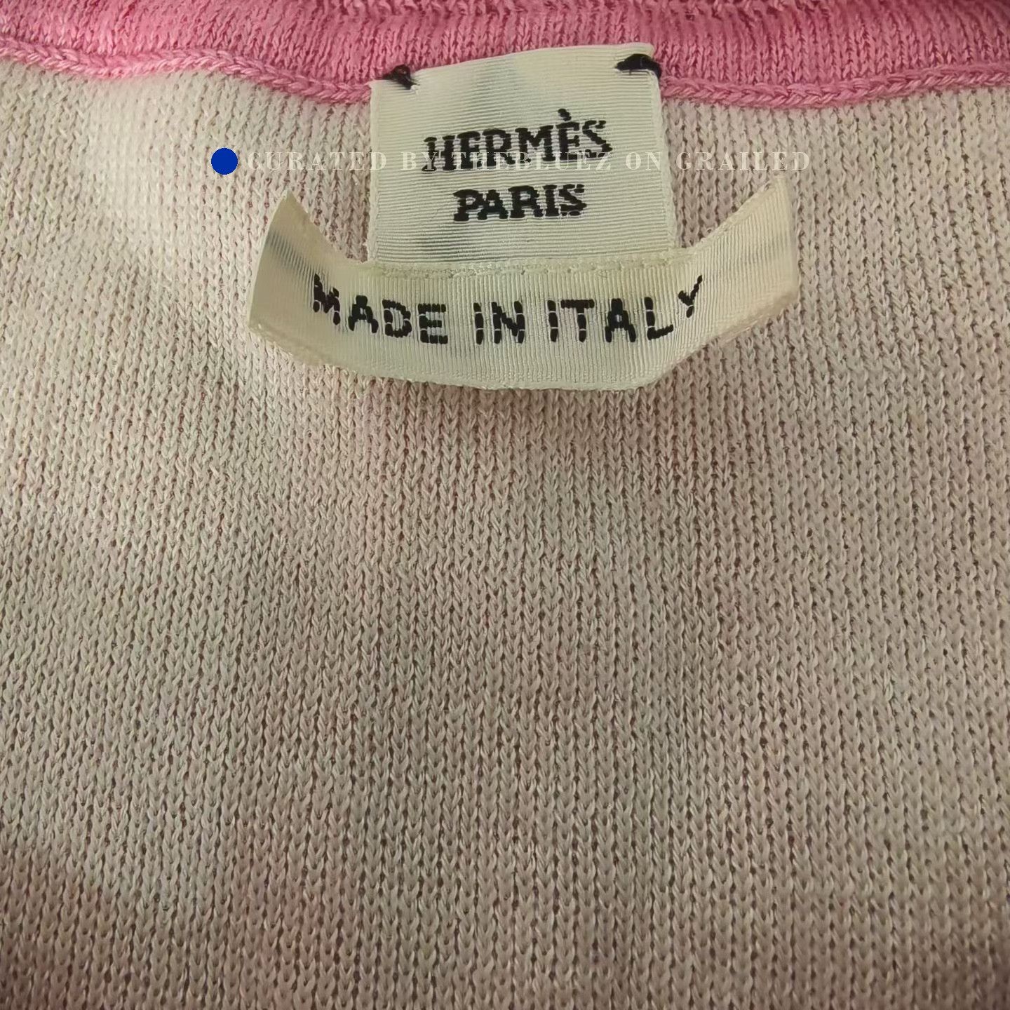 Hermes Hermes Pink Pig Nose Cashmere Knit Top Size S / US 4 / IT 40 - 3 Thumbnail
