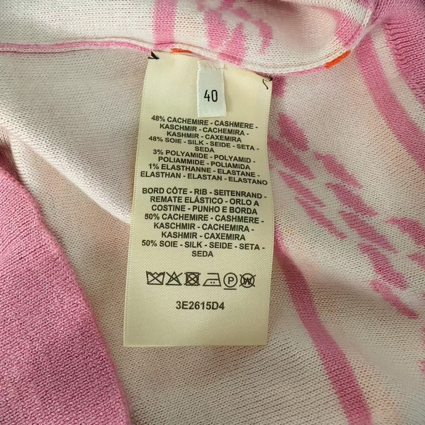 Hermes Hermes Pink Pig Nose Cashmere Knit Top Size S / US 4 / IT 40 - 4 Thumbnail