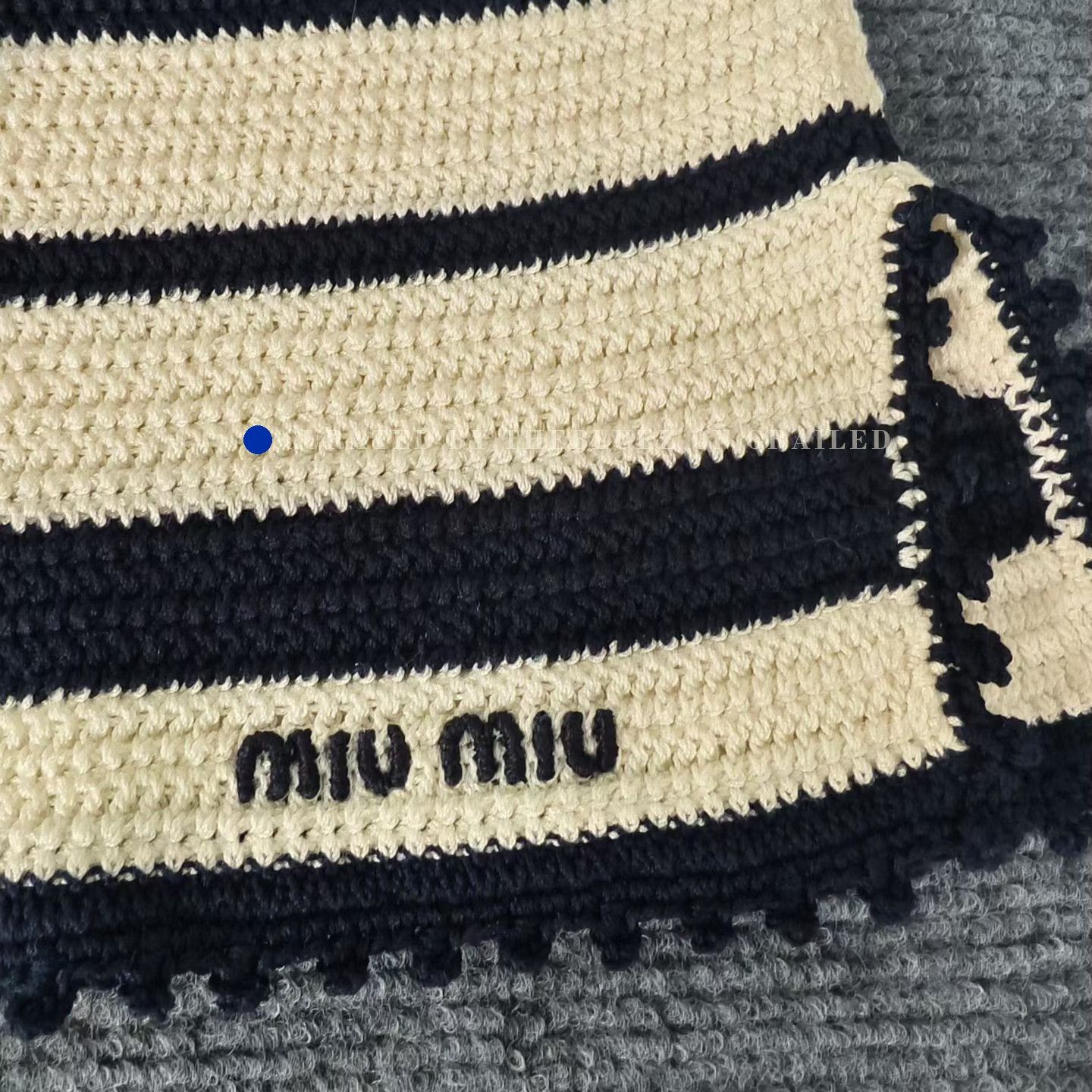 Miu Miu MIU MIU Beige Striped Casual Knit Skirt Size 36" / US 14 / IT 50 - 3 Thumbnail