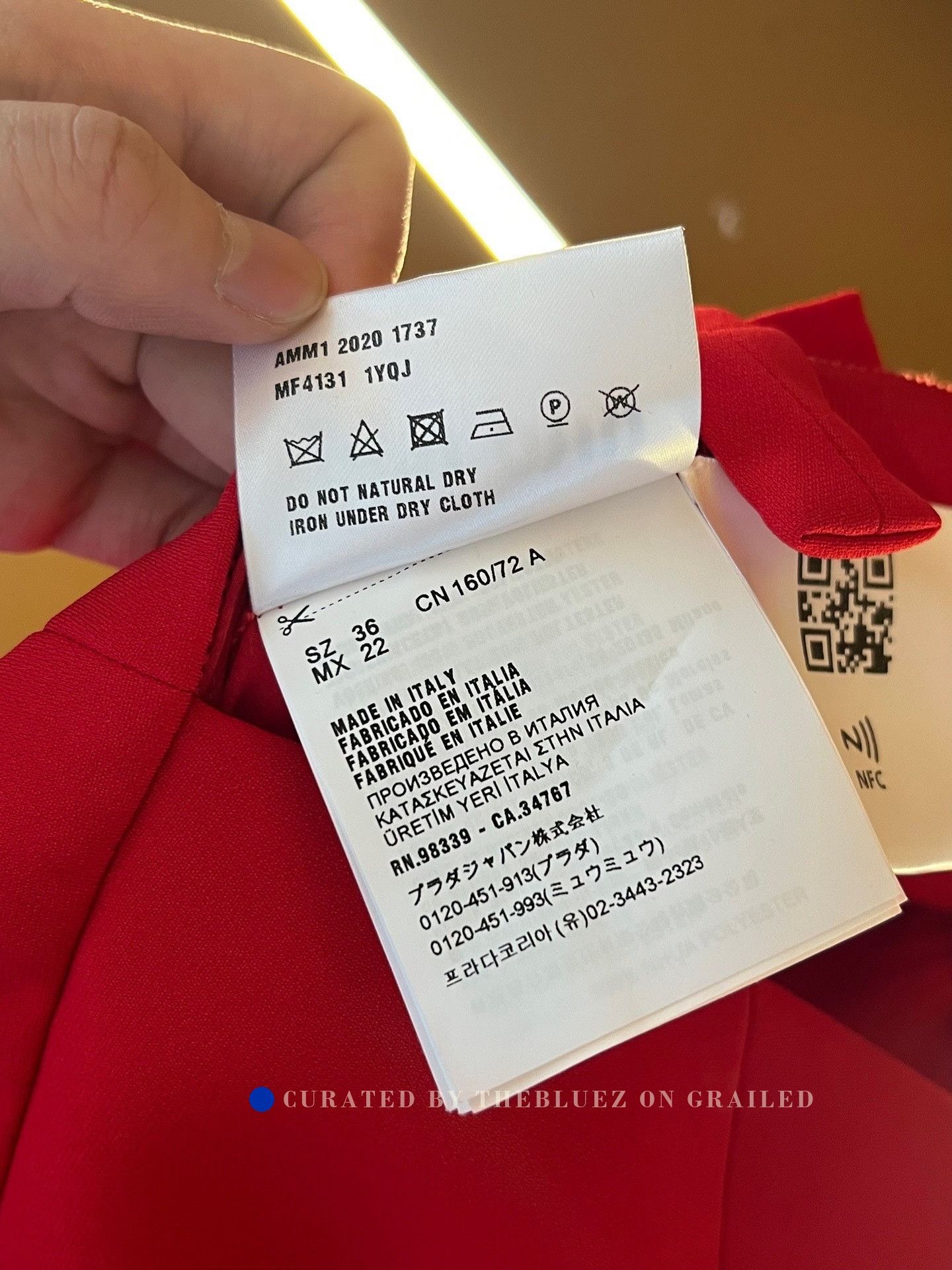 Miu Miu Miu Miu Red Bow Backless Dress Size XS / US 0-2 / IT 36-38 - 6 Thumbnail