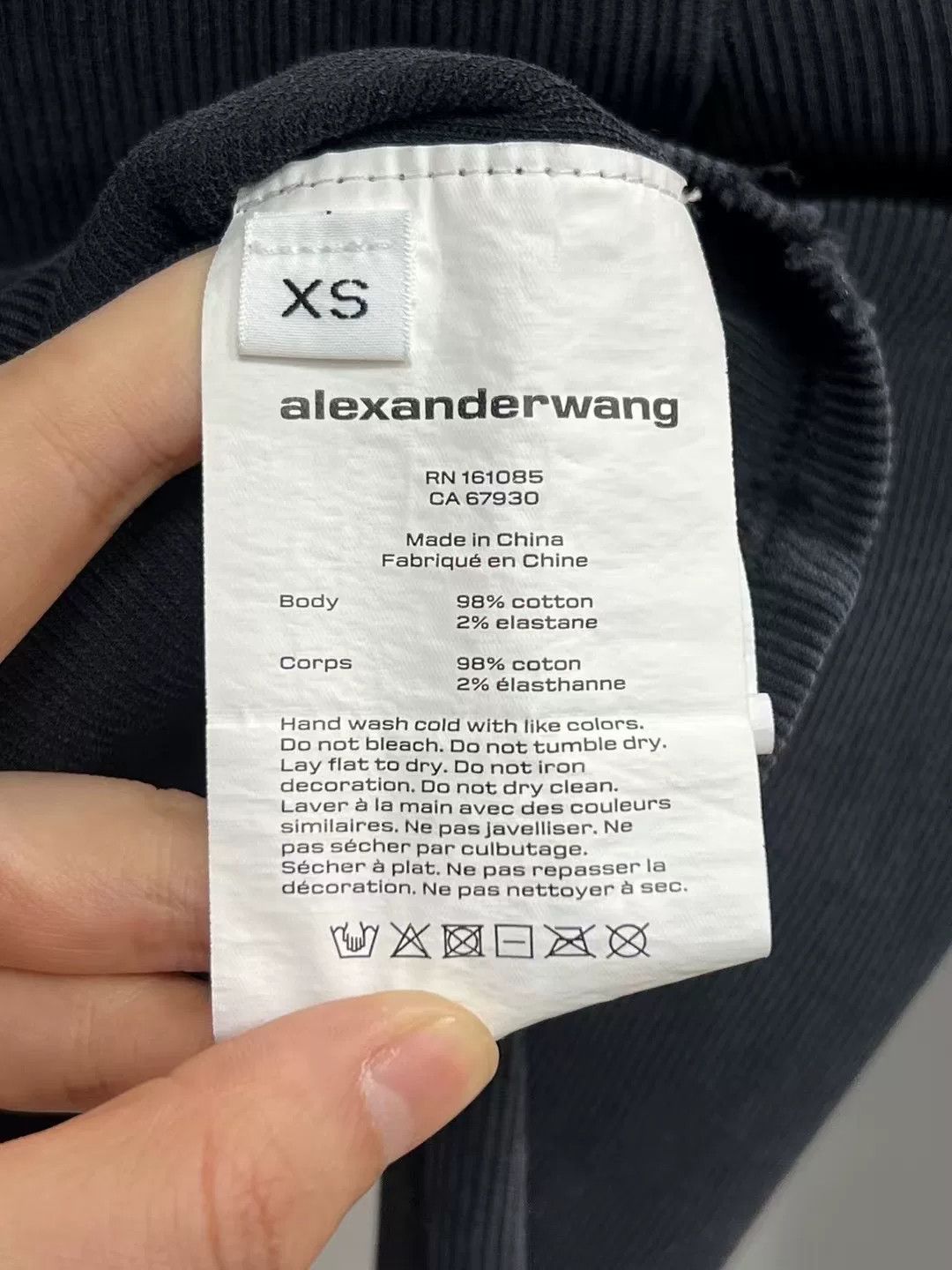 Alexander Wang Alexander Wang Washed Fitted Embossed Long Sleeve Size XS / US 0-2 / IT 36-38 - 3 Thumbnail
