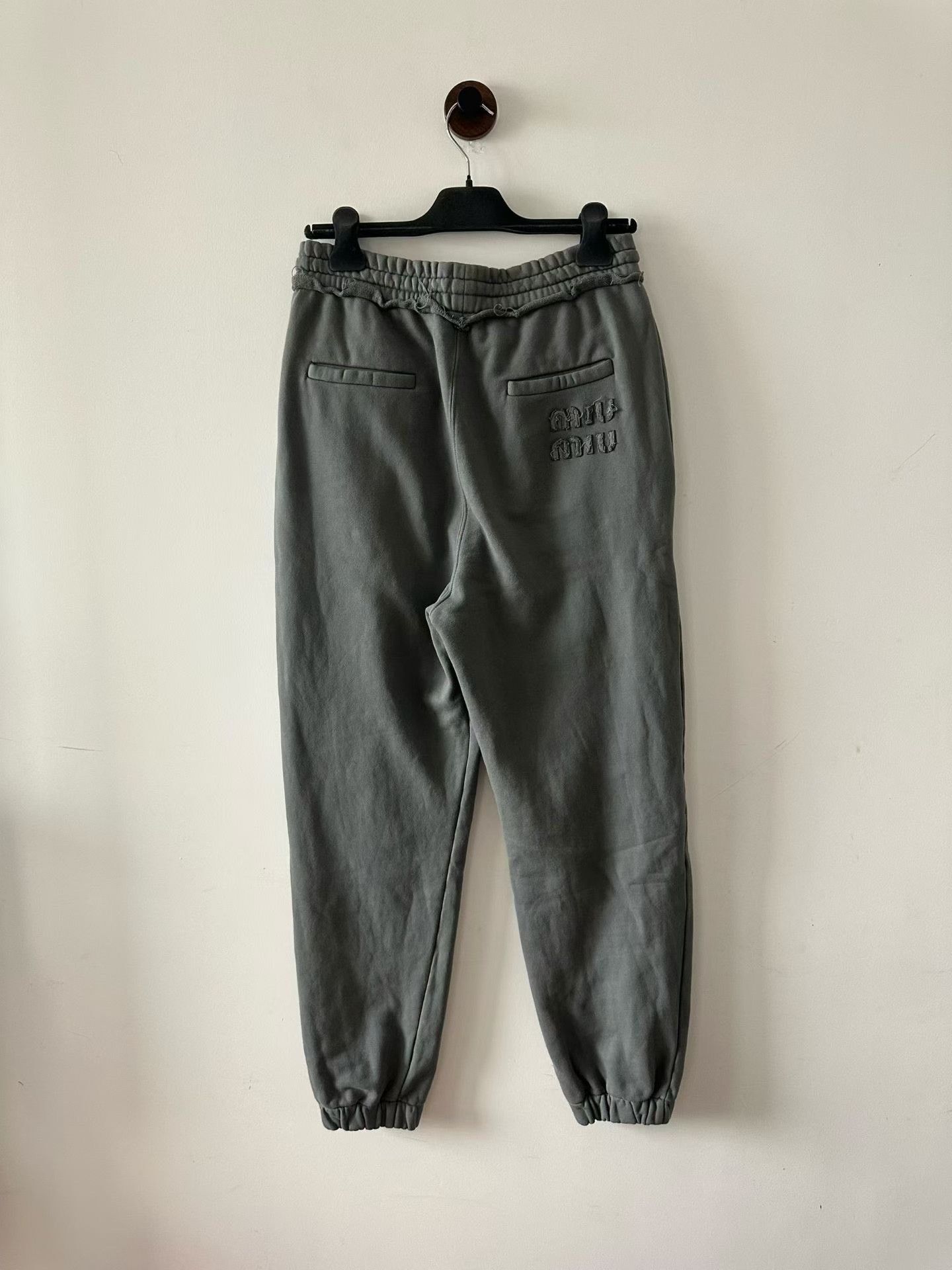 Miu Miu Miu Miu Gray Sweatpants Size 40" / US 18 - 2 Thumbnail