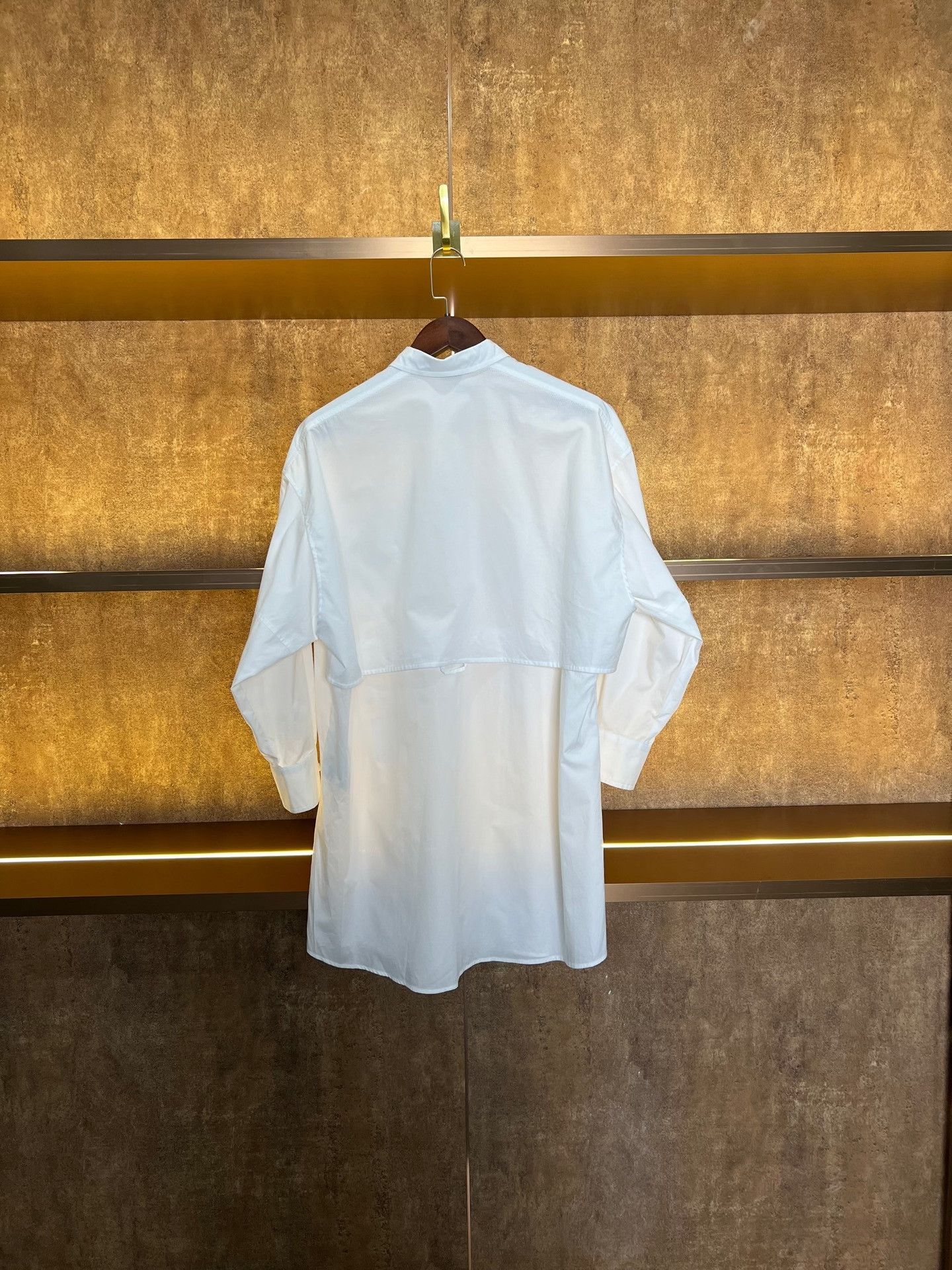 Fendi Fendi White Multi-pocket Shirt Dress Size XS / US 0-2 / IT 36-38 - 2 Thumbnail