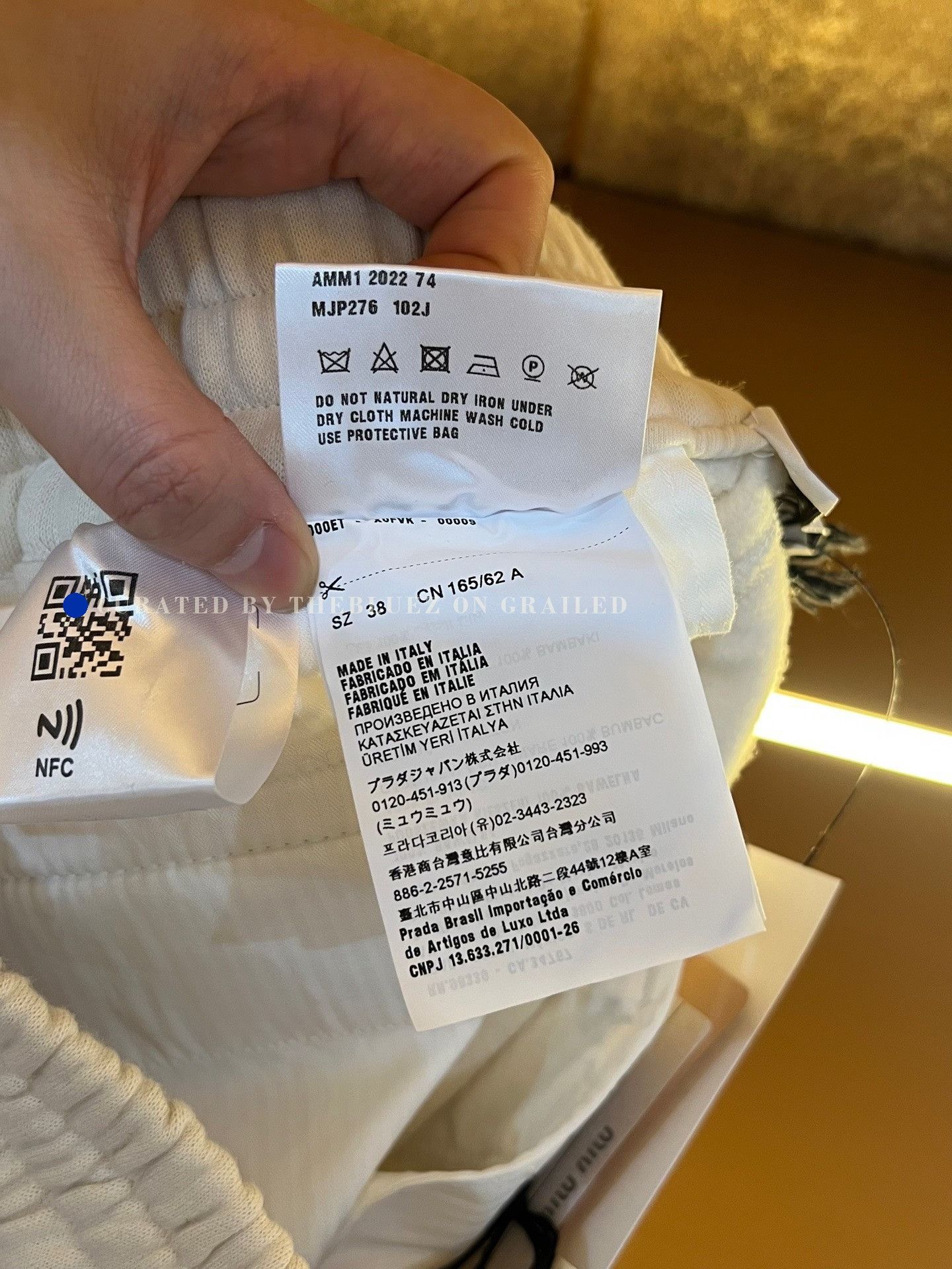 Miu Miu Miu Miu White Drawstring Shorts Size 38" / US 16 / IT 52 - 5 Thumbnail