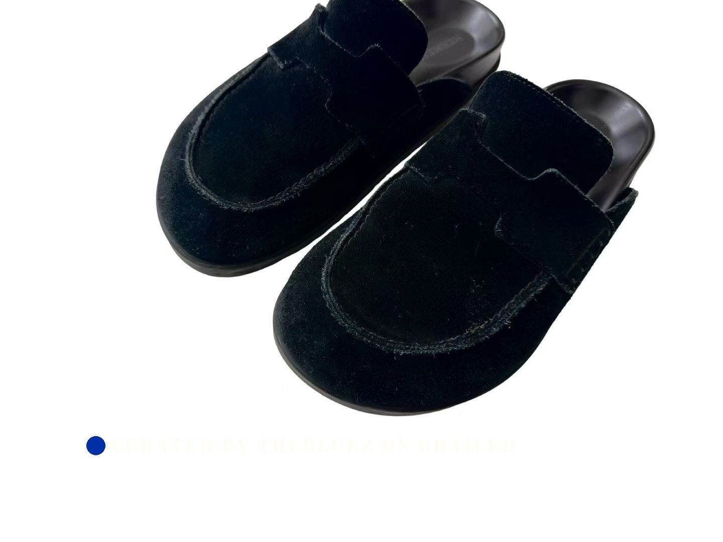 Hermes Hermes Black Birkenstock-style Slippers Size US 5.5 / IT 35.5 - 2 Thumbnail