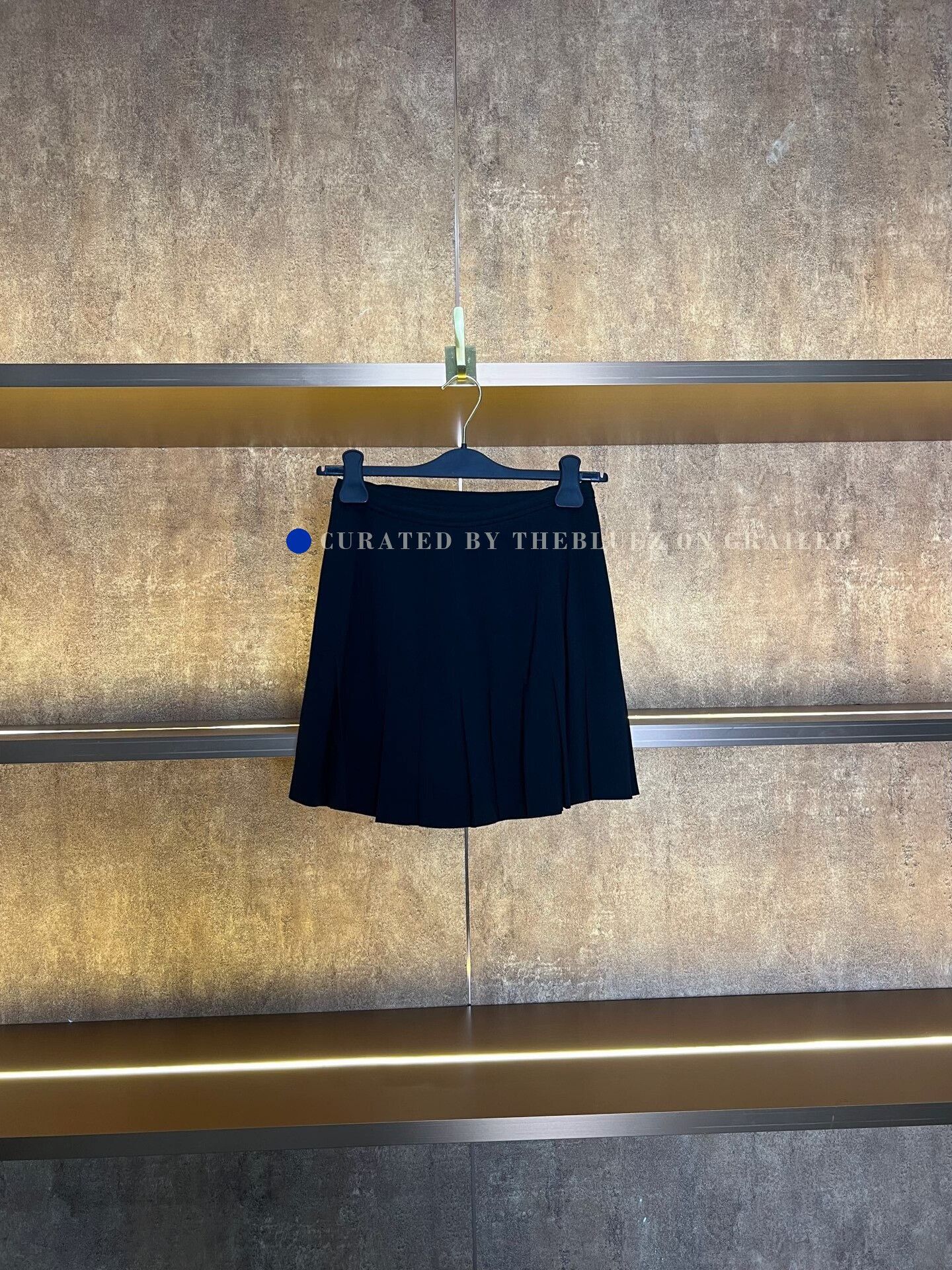 Dior Dior Black Gold Buckle Skirt Size 34" / US 12 / IT 48 - 2 Thumbnail