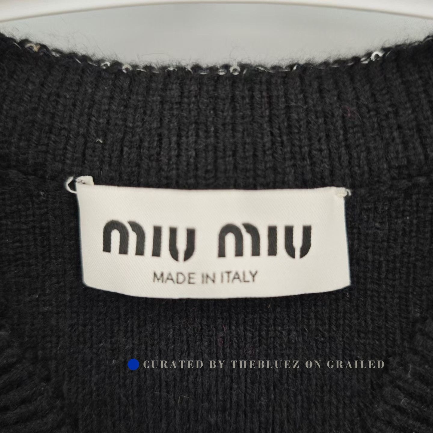 Miu Miu Miu Miu Classic Logo Sequin Knit Vest Size S / US 4 / IT 40 - 3 Thumbnail