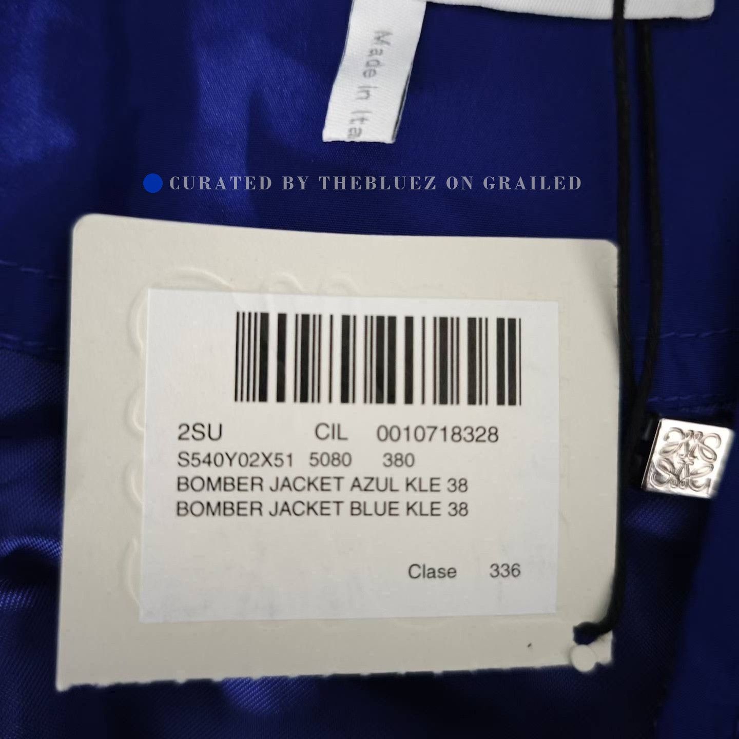 Loewe Loewe Blue White Color Block Logo Jacket Size S / US 4 / IT 40 - 6 Thumbnail