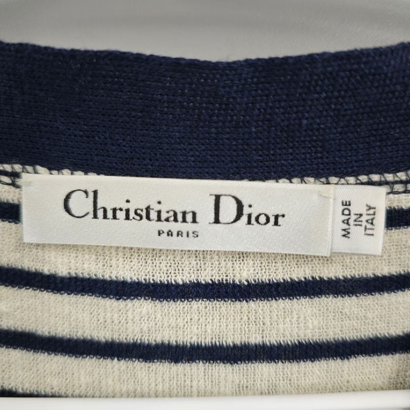 Dior Dior Logo Star Slogan Linen Cardigan Size XXS / US 00 / IT 34 - 3 Thumbnail