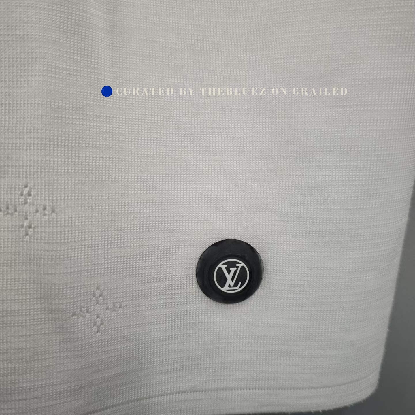 Louis Vuitton Louis Vuitton White Hollow-Out All-Over Print Tank Size S / US 4 / IT 40 - 5 Thumbnail