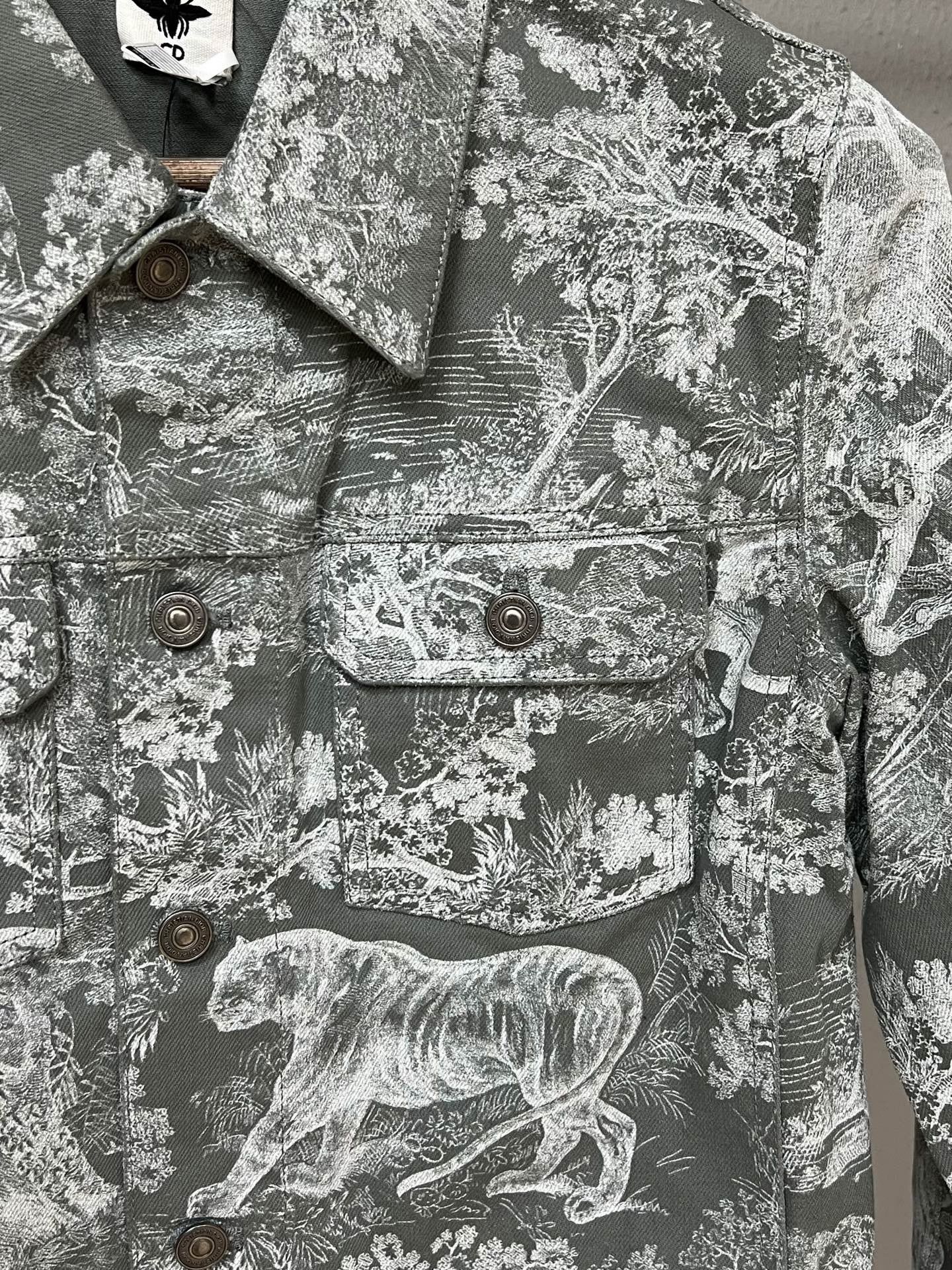 Dior Dior Zoo Ink Denim Jacket Size M / US 6-8 / IT 42-44 - 4 Thumbnail