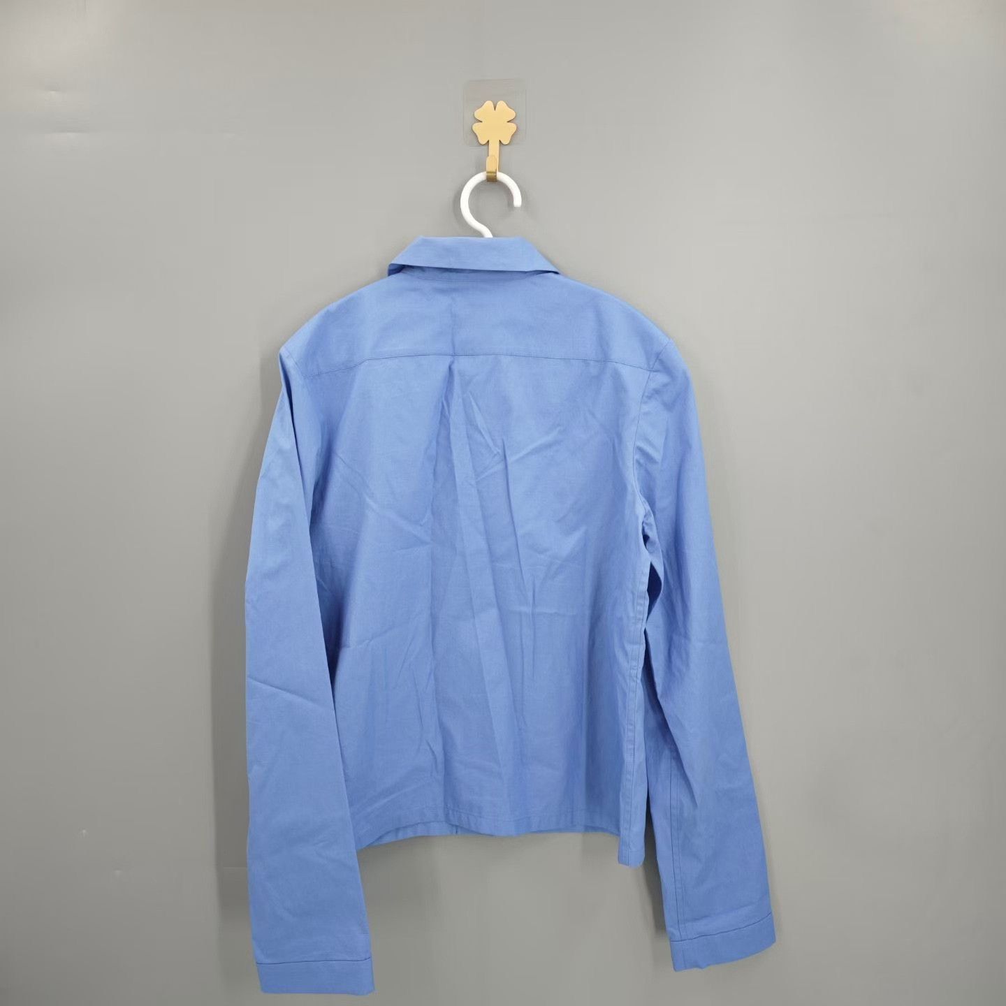 Miu Miu MIU MIU Gem Blue Pocket Embroidered Shirt Size S / US 4 / IT 40 - 3 Thumbnail