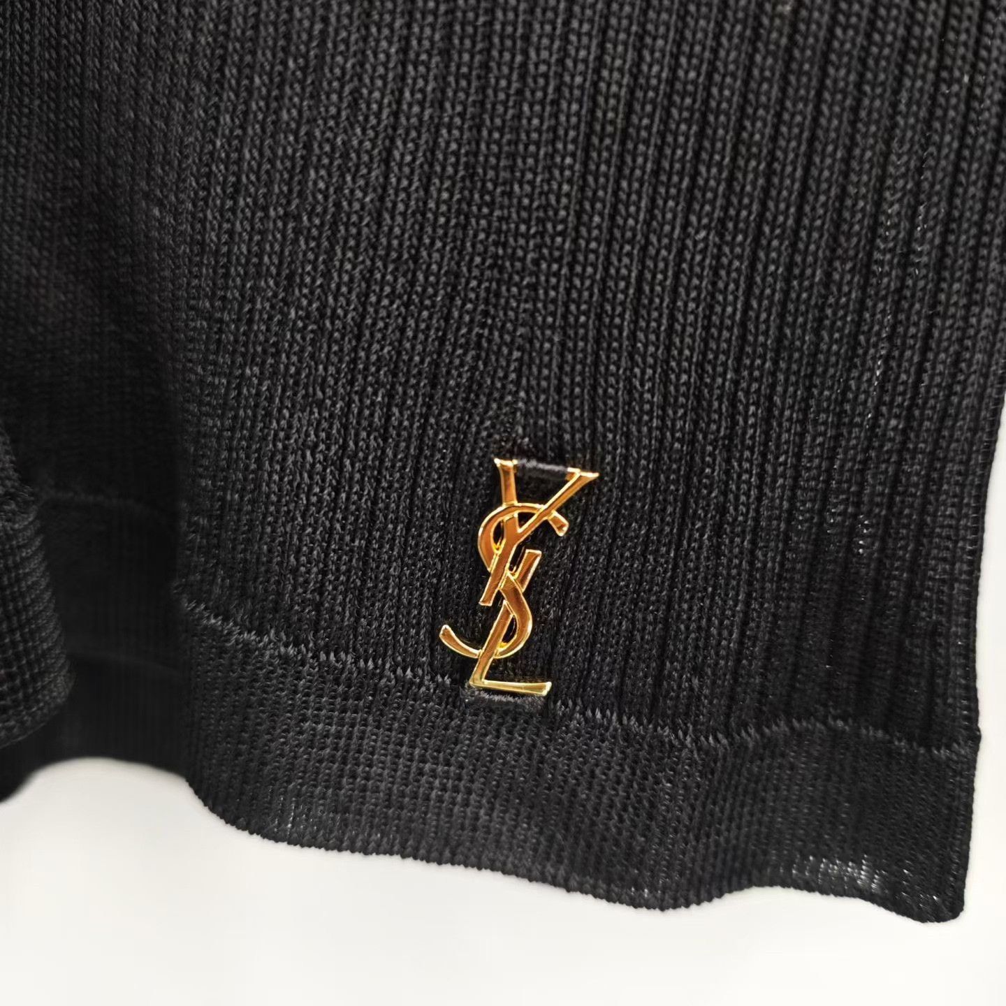 Saint Laurent Paris Saint Laurent Black Gold Logo Base Layer Size M / US 6-8 / IT 42-44 - 3 Thumbnail