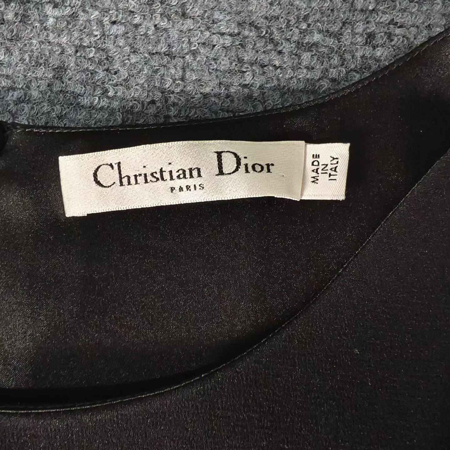 Dior Dior Black Haute Couture Sleeveless Dress Size S / US 4 / IT 40 - 4 Thumbnail