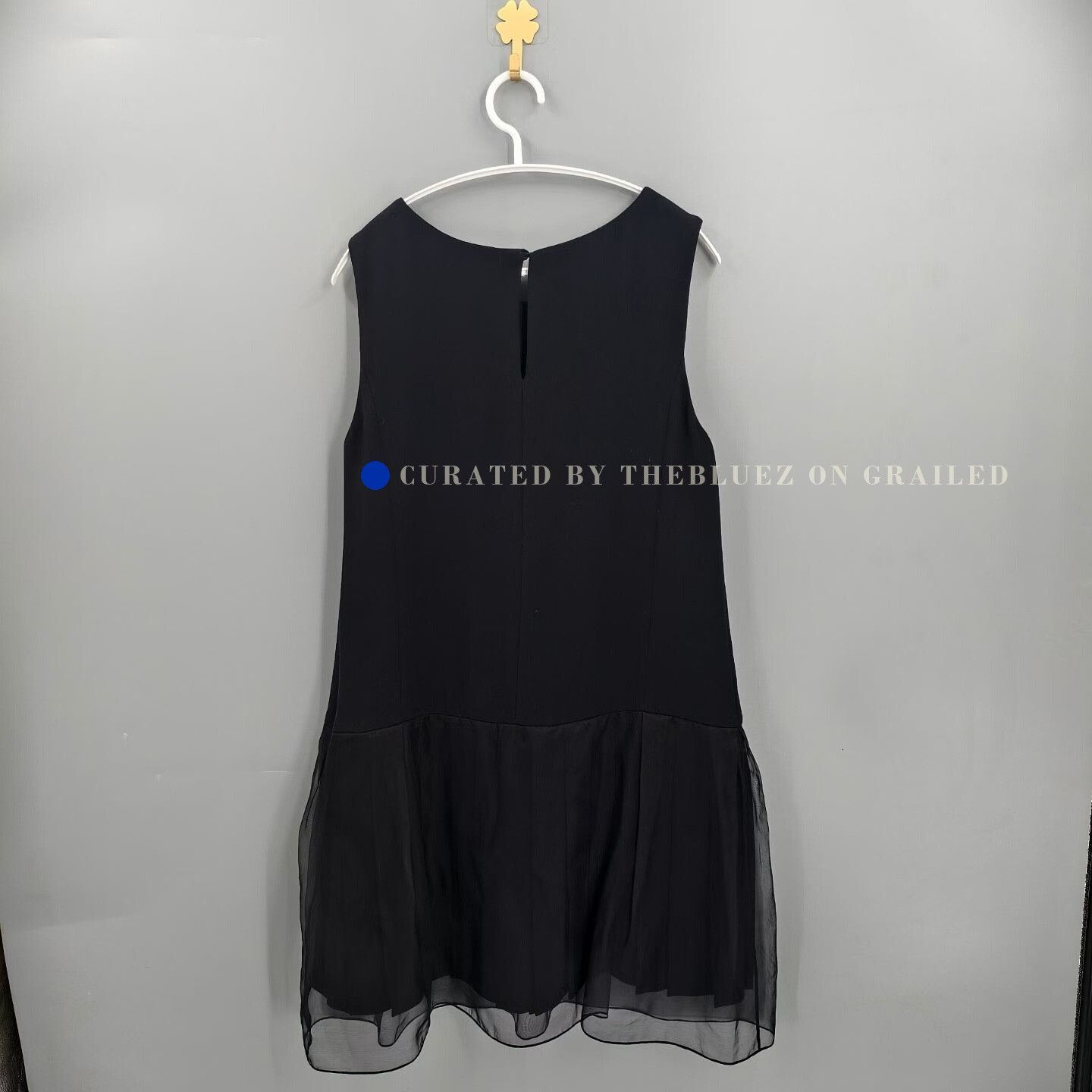 Dior Dior Black Haute Couture Sleeveless Dress Size S / US 4 / IT 40 - 2 Thumbnail