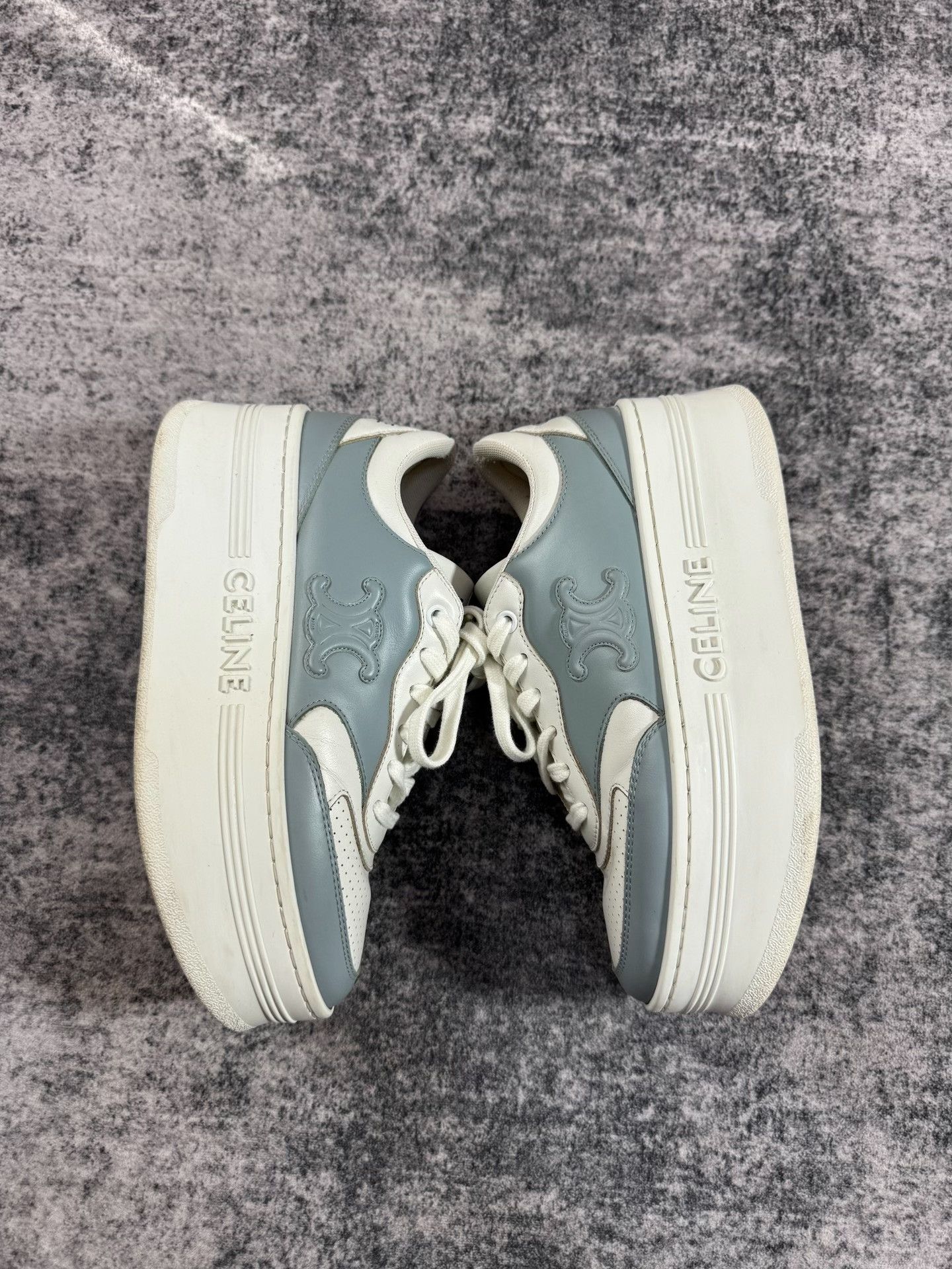 Celine Celine Haze Blue Platform Shoes Size US 5 / IT 35 - 2 Thumbnail