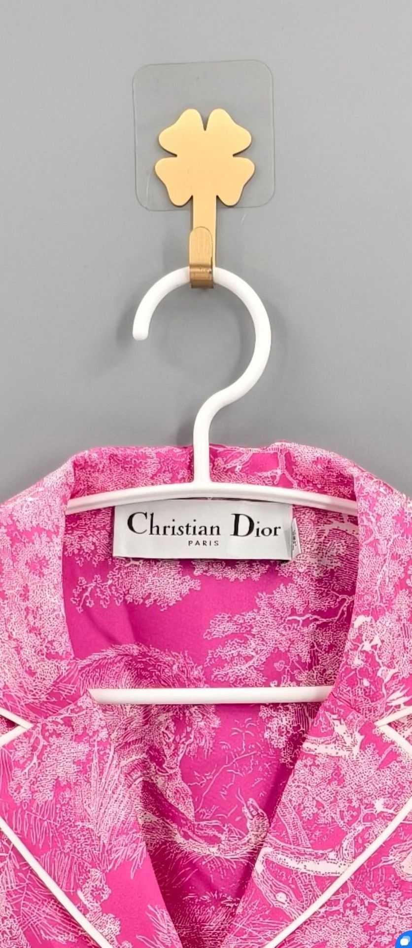 Dior Dior Pink Zoo Collection Silk Short-Sleeve Shirt Size M / US 6-8 / IT 42-44 - 3 Thumbnail