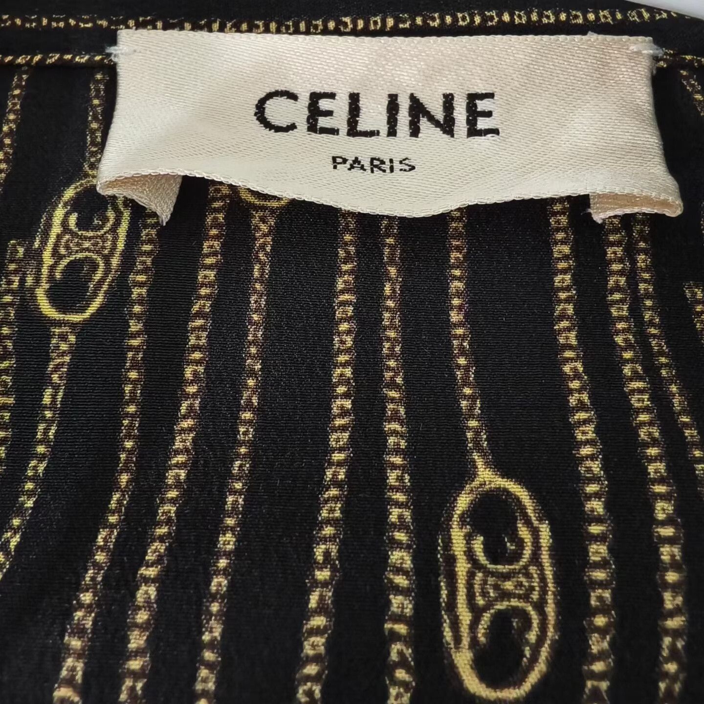 Celine Celine Triomphe All-Over Print Silk Shirt Size XS / US 0-2 / IT 36-38 - 3 Thumbnail