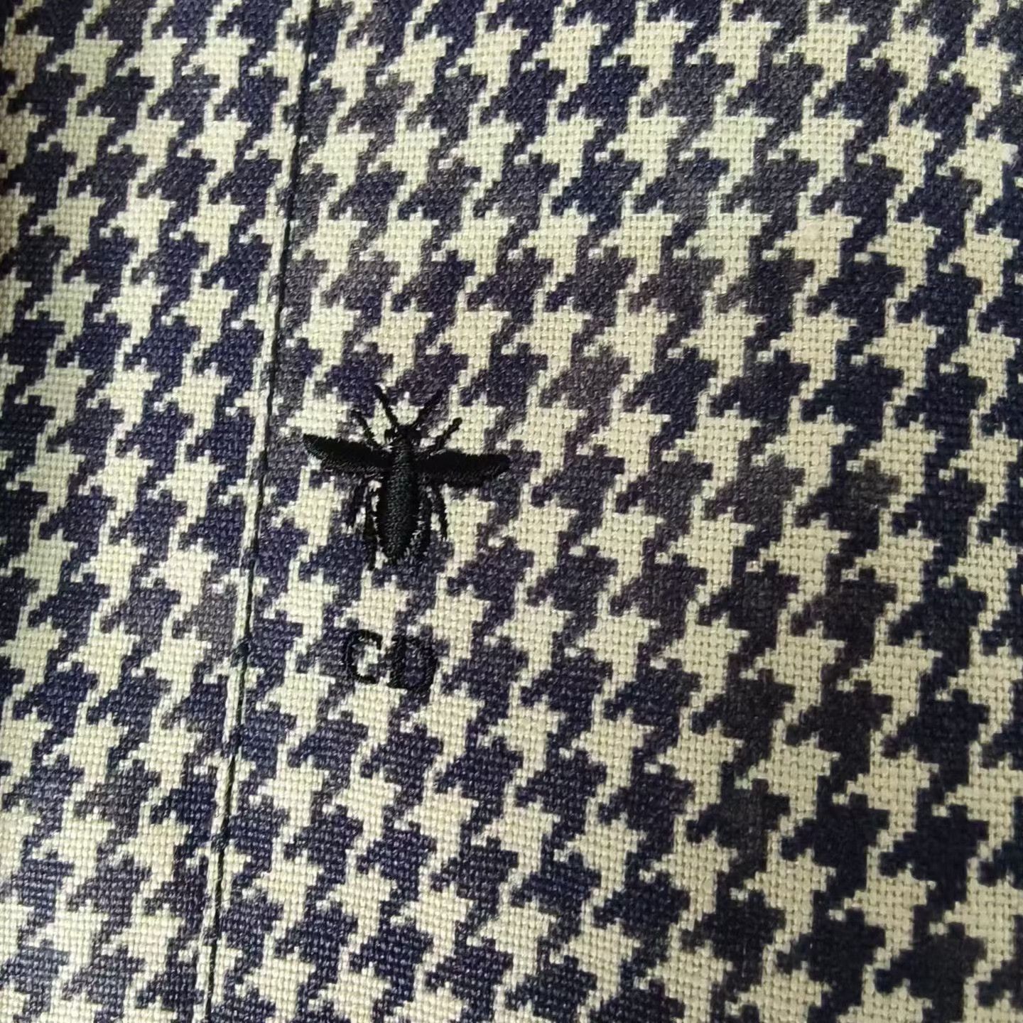 Dior Dior Houndstooth Double-Breasted Lapel Blazer Size S / US 4 / IT 40 - 3 Thumbnail