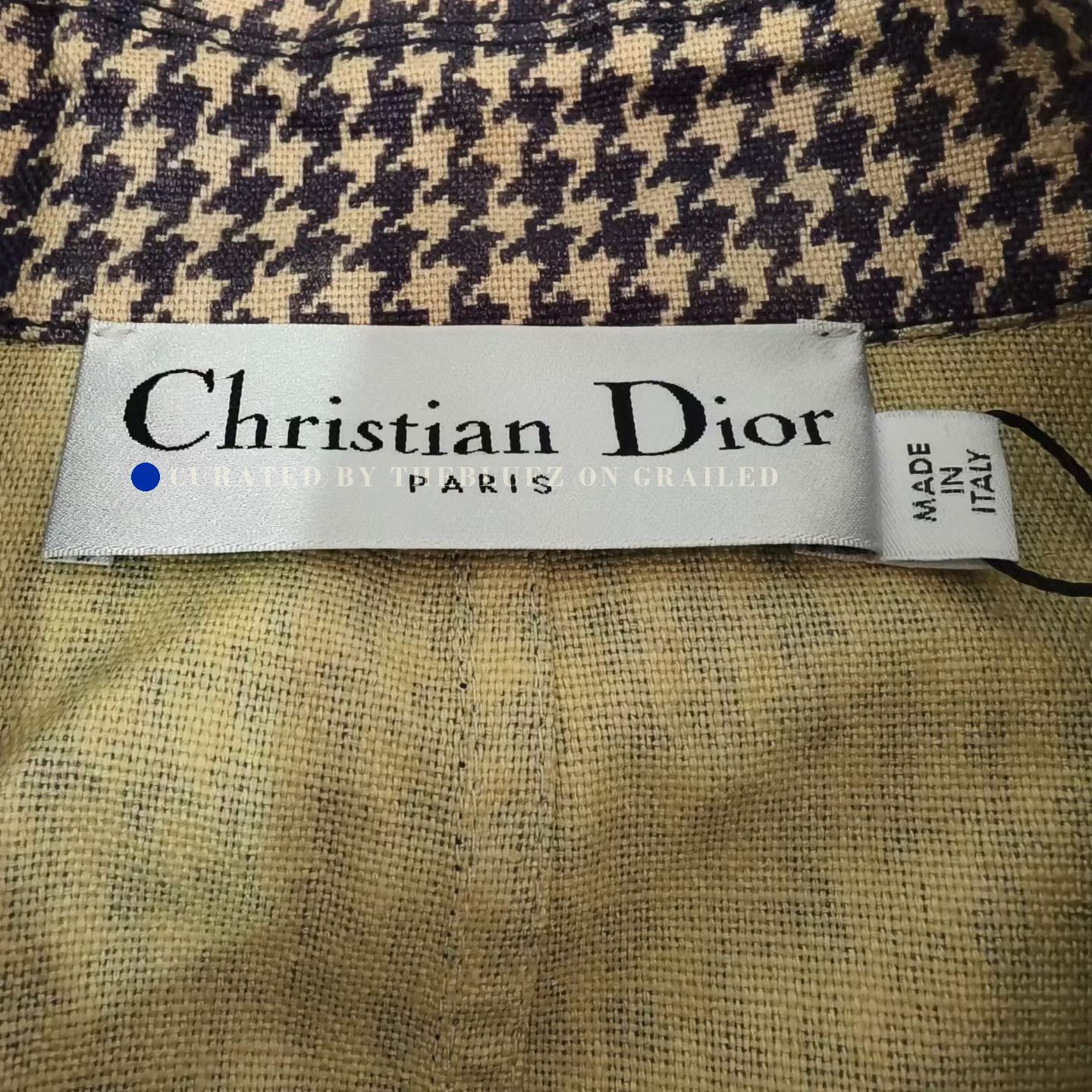 Dior Dior Houndstooth Double-Breasted Lapel Blazer Size S / US 4 / IT 40 - 4 Thumbnail