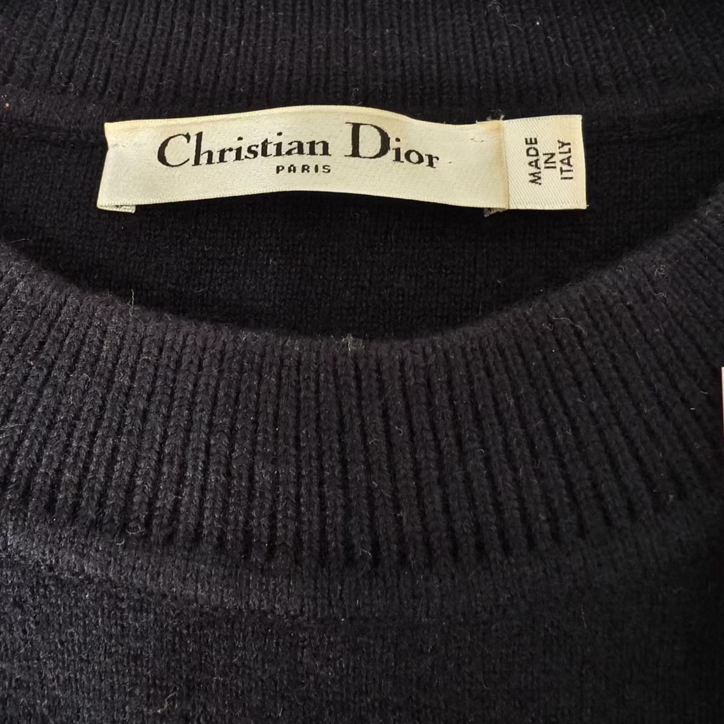 Dior Dior Back Slogan Logo Cashmere Sweater Size XS / US 0-2 / IT 36-38 - 3 Thumbnail