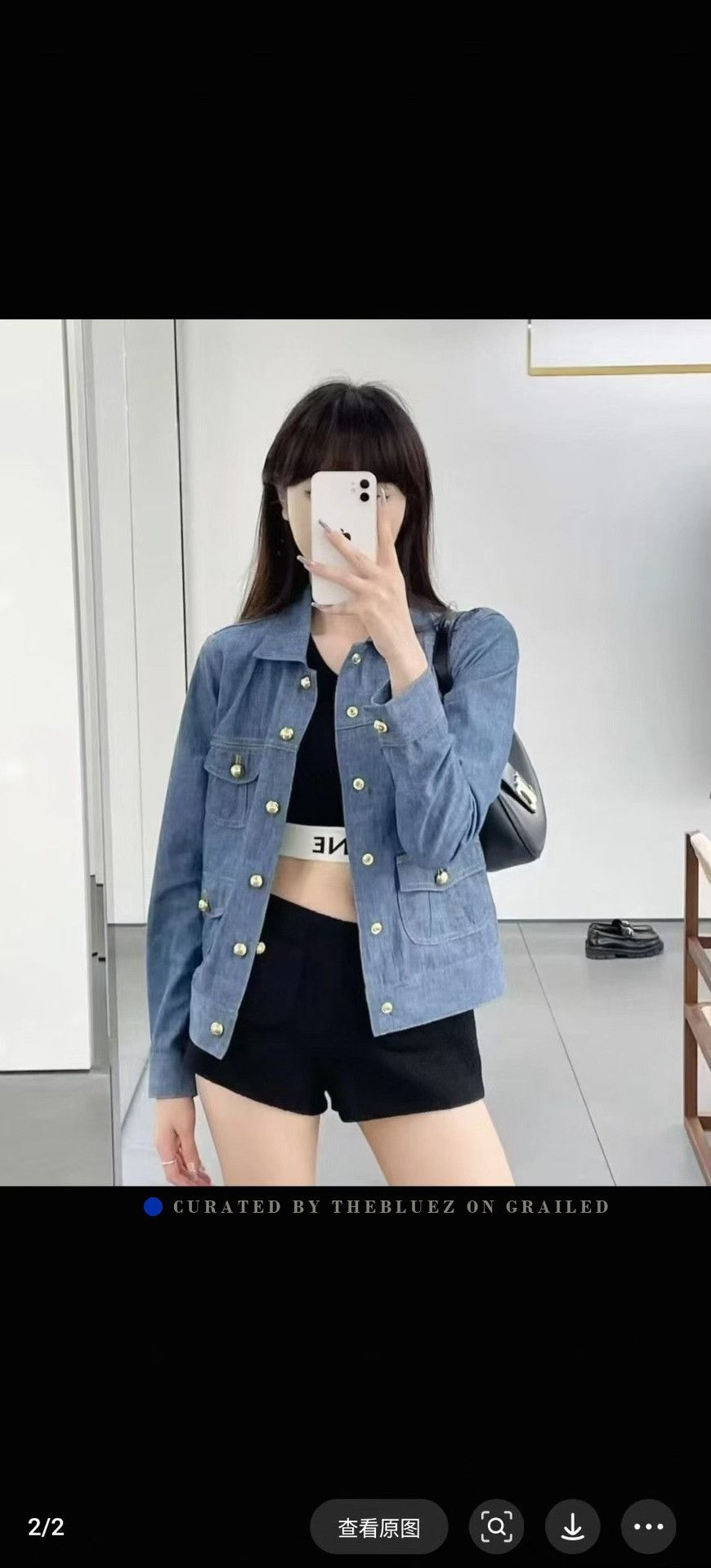 Celine Celine Indigo Gold Button Denim Jacket Size S / US 4 / IT 40 - 6 Thumbnail