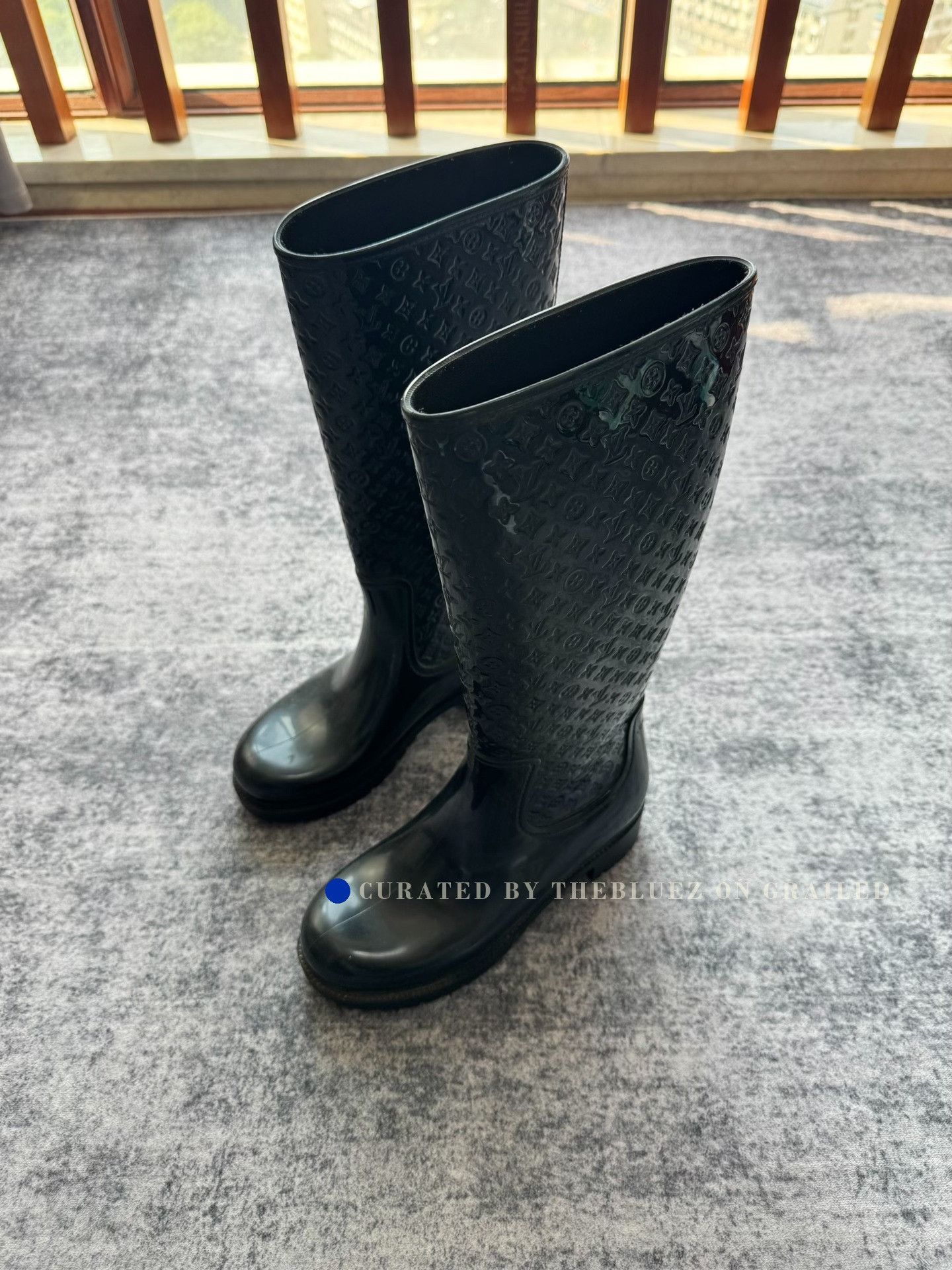 Louis Vuitton Louis Vuitton Monogram Tall Rain Boots Size US 5 / IT 35 - 3 Thumbnail