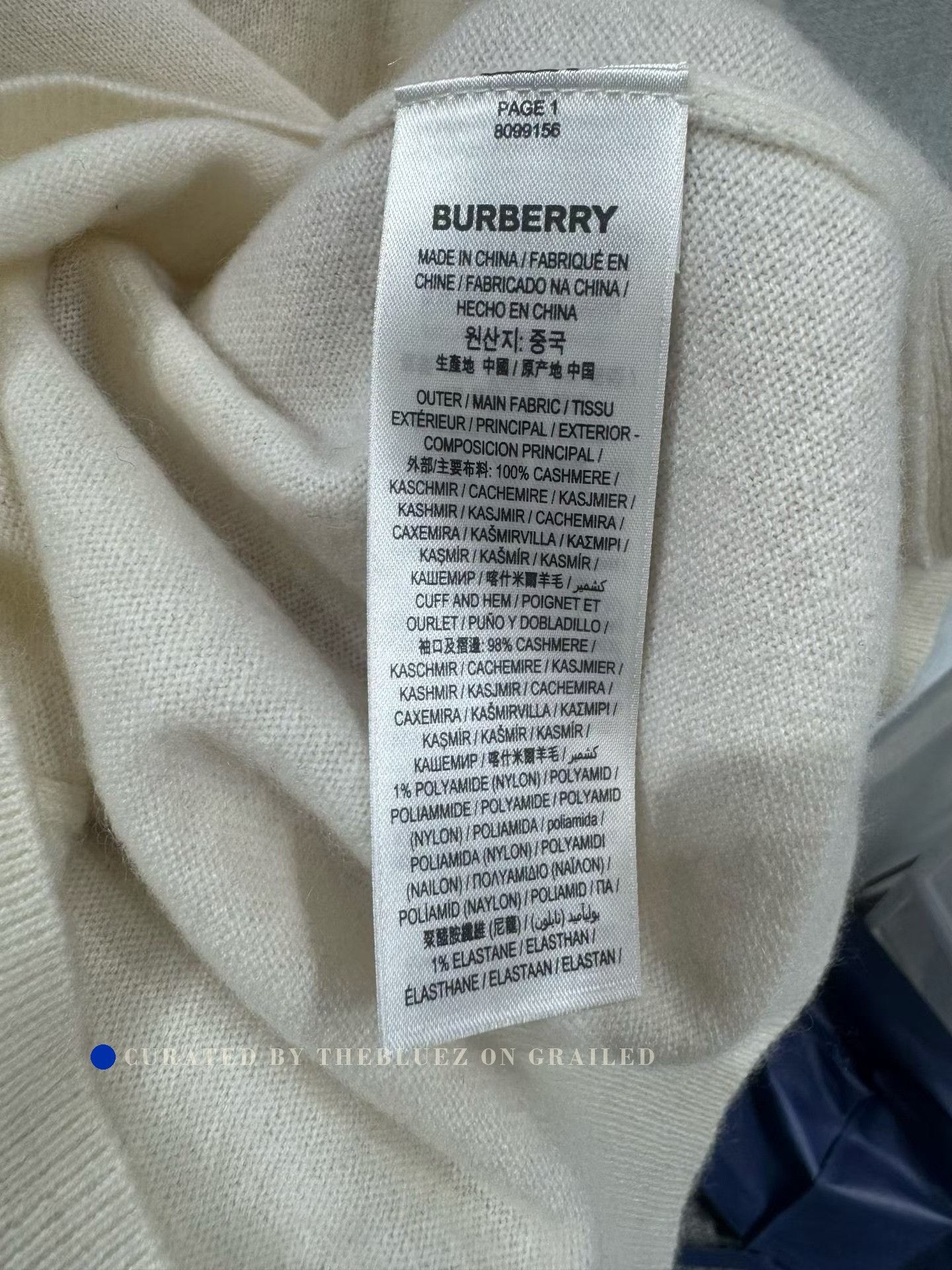 Burberry Burberry V-Neck Cashmere Sweater Size M / US 6-8 / IT 42-44 - 4 Thumbnail