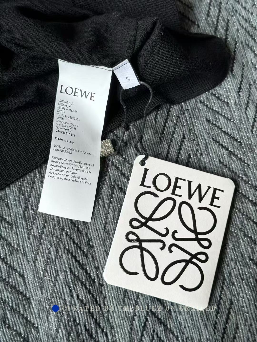 Loewe Loewe Black Embroidered Logo Cardigan Size S / US 4 / IT 40 - 4 Thumbnail