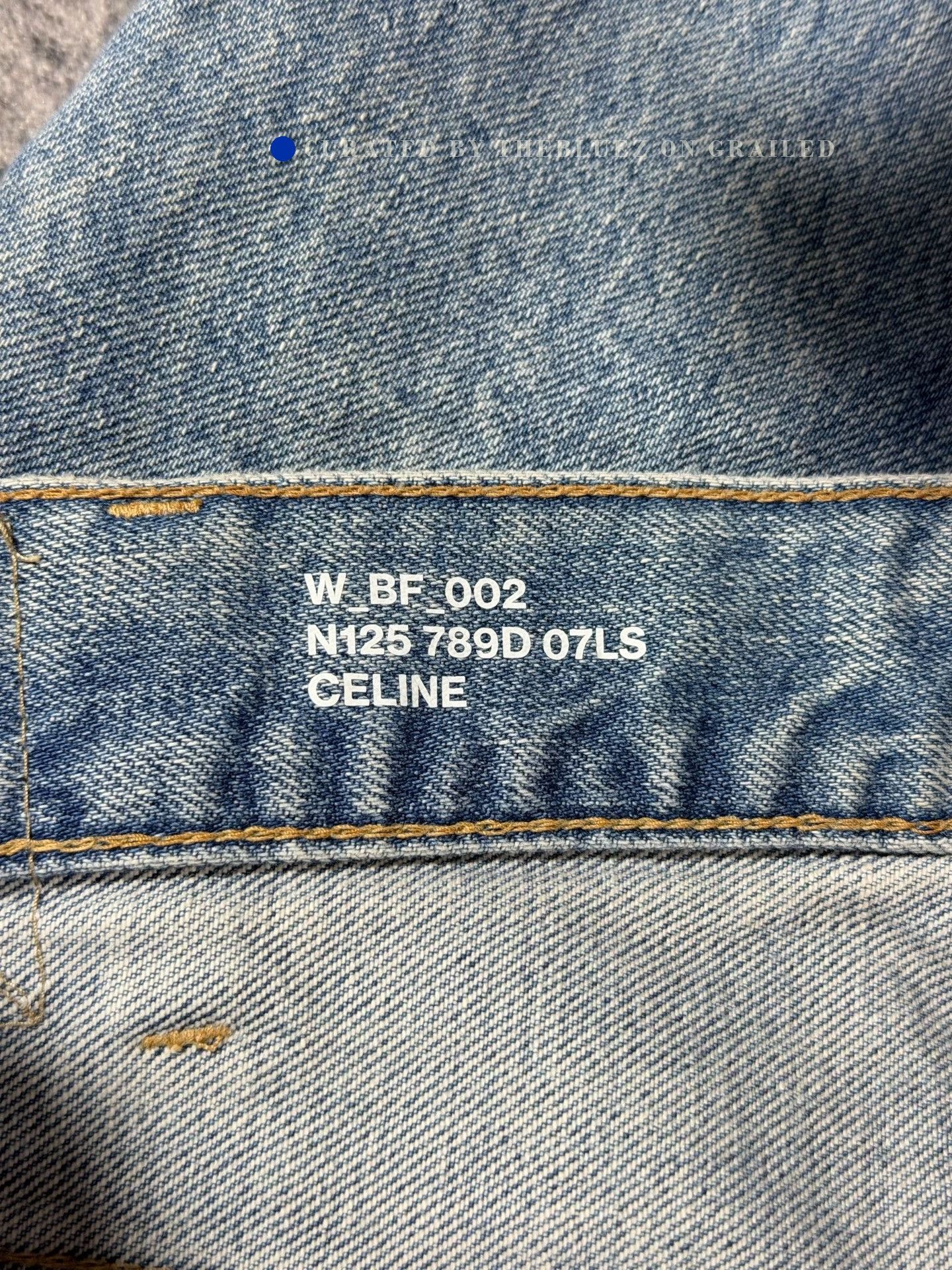 Celine Celine Washed Card Print Jeans Size 26" / US 2 / IT 38 - 5 Thumbnail