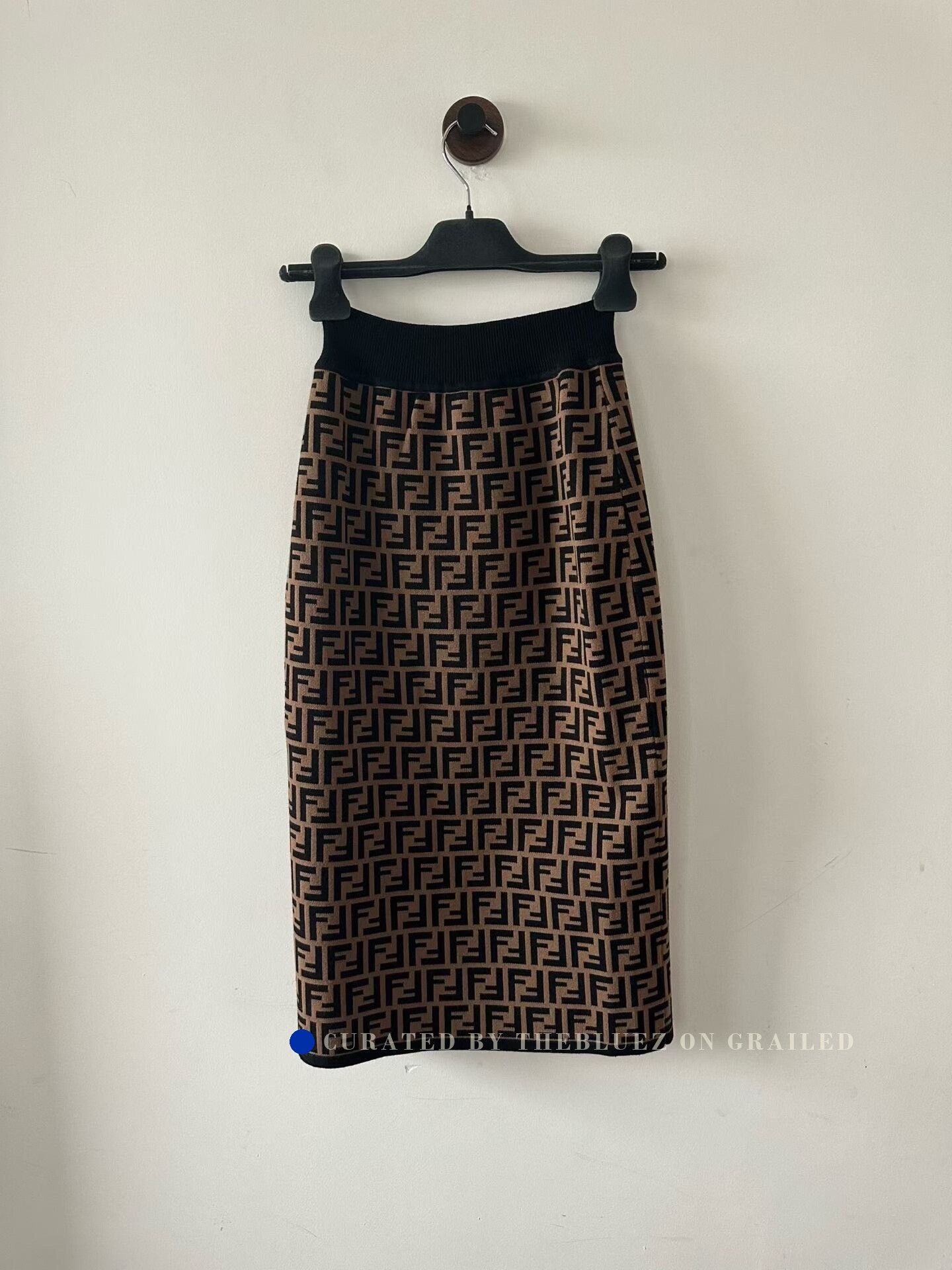 Fendi Fendi All-Over Print Knit Dress Size 38" / US 16 / IT 52 - 2 Thumbnail