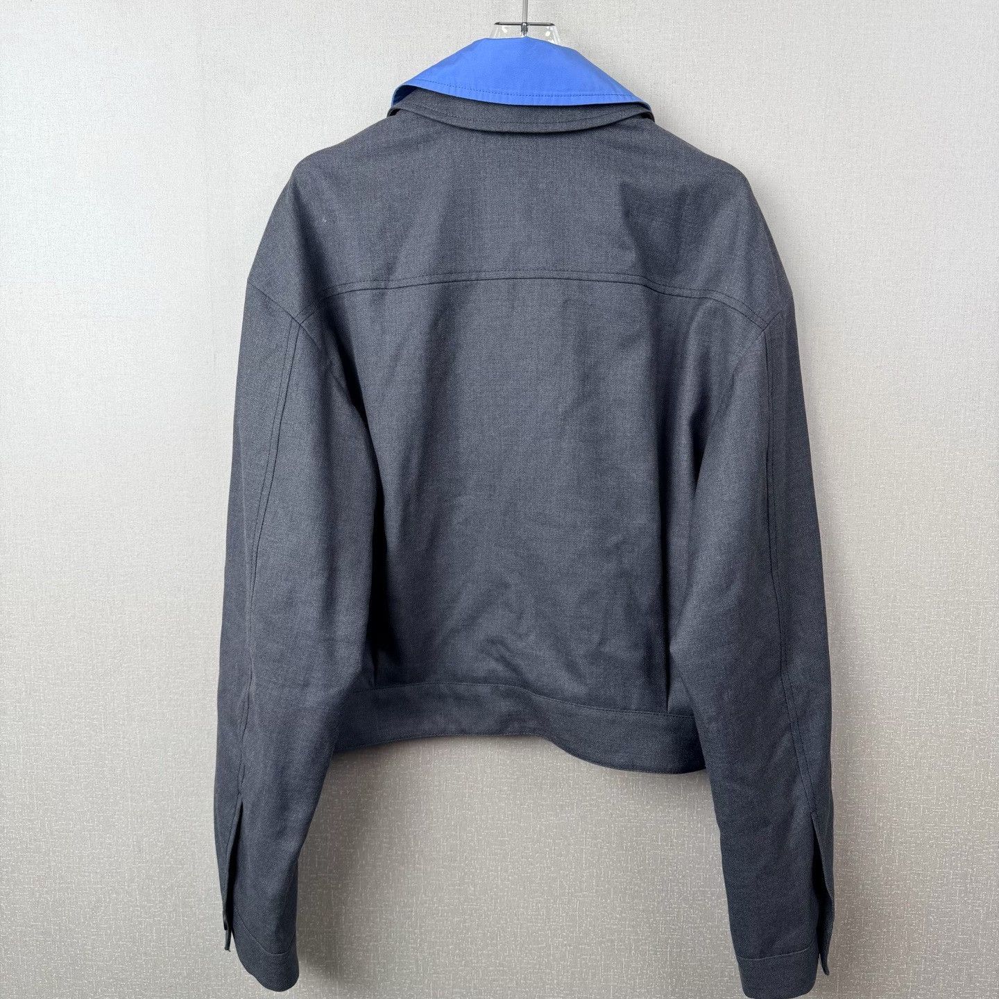 Miu Miu Miu Miu Blue-Gray Collar Wool Jacket Size XS / US 0-2 / IT 36-38 - 4 Thumbnail