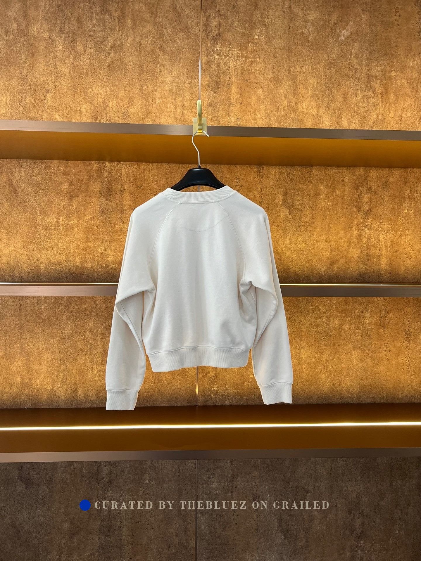 Hermes Hermes Embroidered Silk Cotton Blend Sweatshirt Size XXS / US 00 / IT 34 - 2 Thumbnail