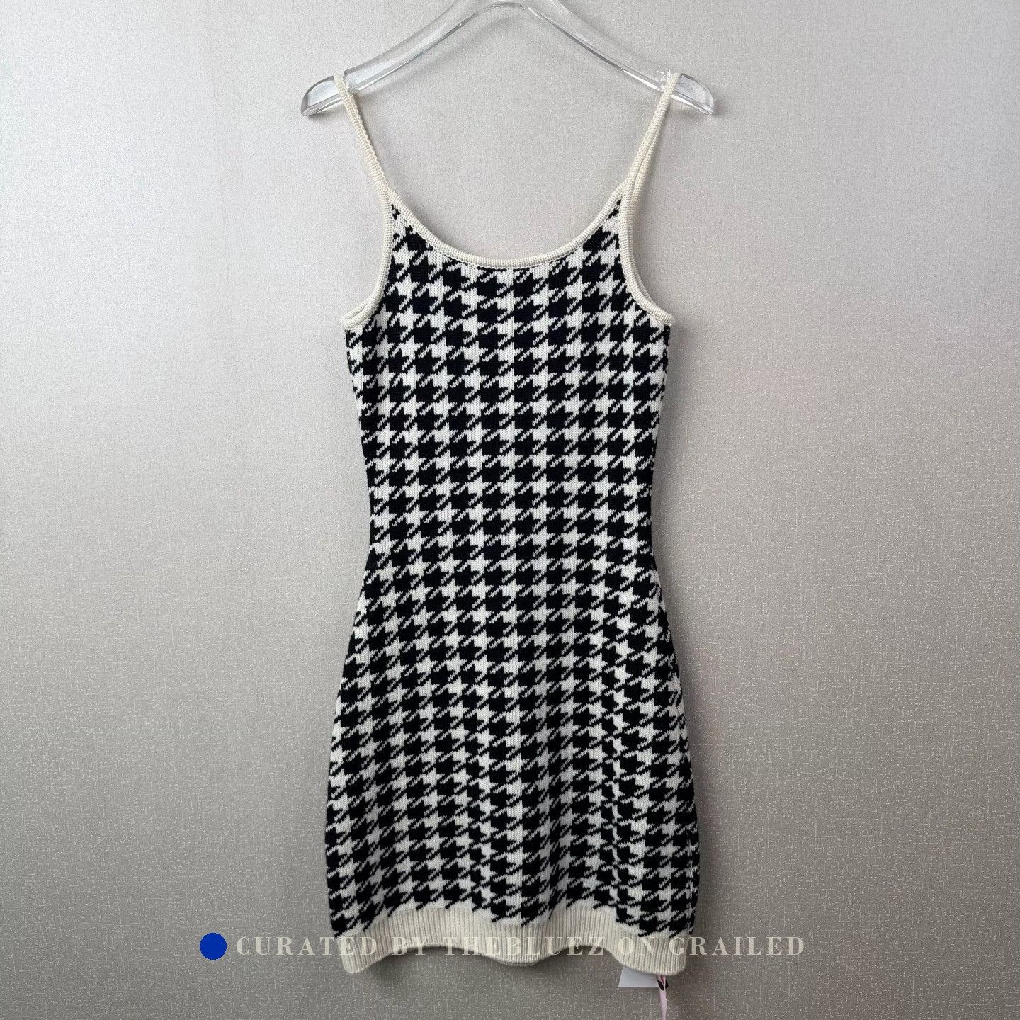 Miu Miu Miu Miu Houndstooth Camisole Dress Size S / US 4 / IT 40 - 2 Thumbnail