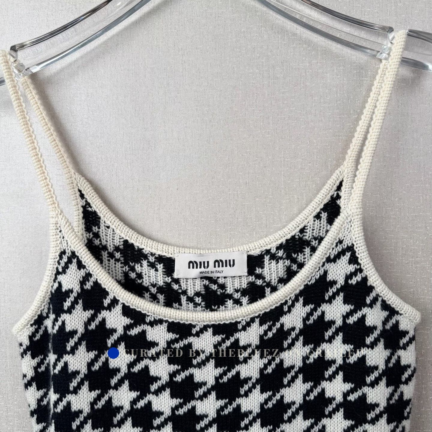 Miu Miu Miu Miu Houndstooth Camisole Dress Size S / US 4 / IT 40 - 3 Thumbnail