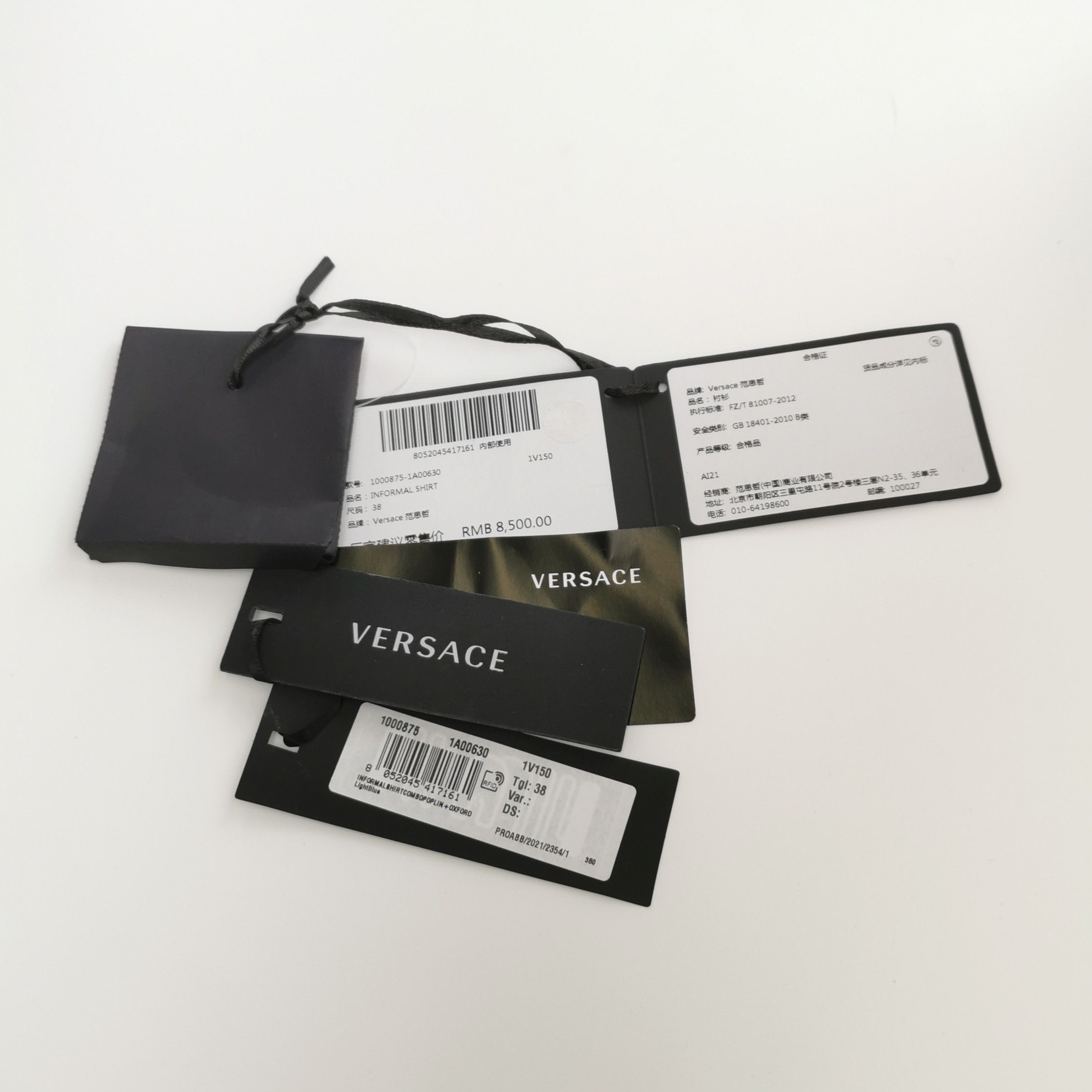 Versace Versace Men s Button Ups Size US S / EU 44-46 / 1 - 4 Thumbnail