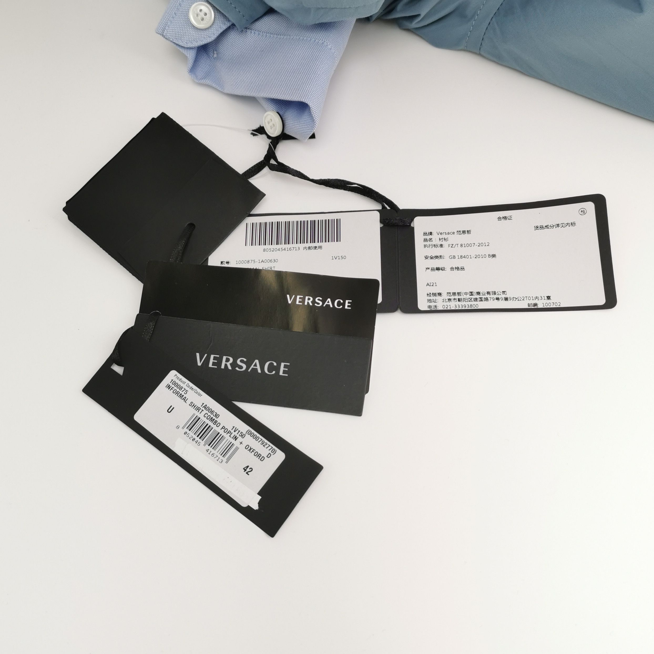 Versace Versace Men xxl Button Ups Size US XXL / EU 58 / 5 - 4 Thumbnail