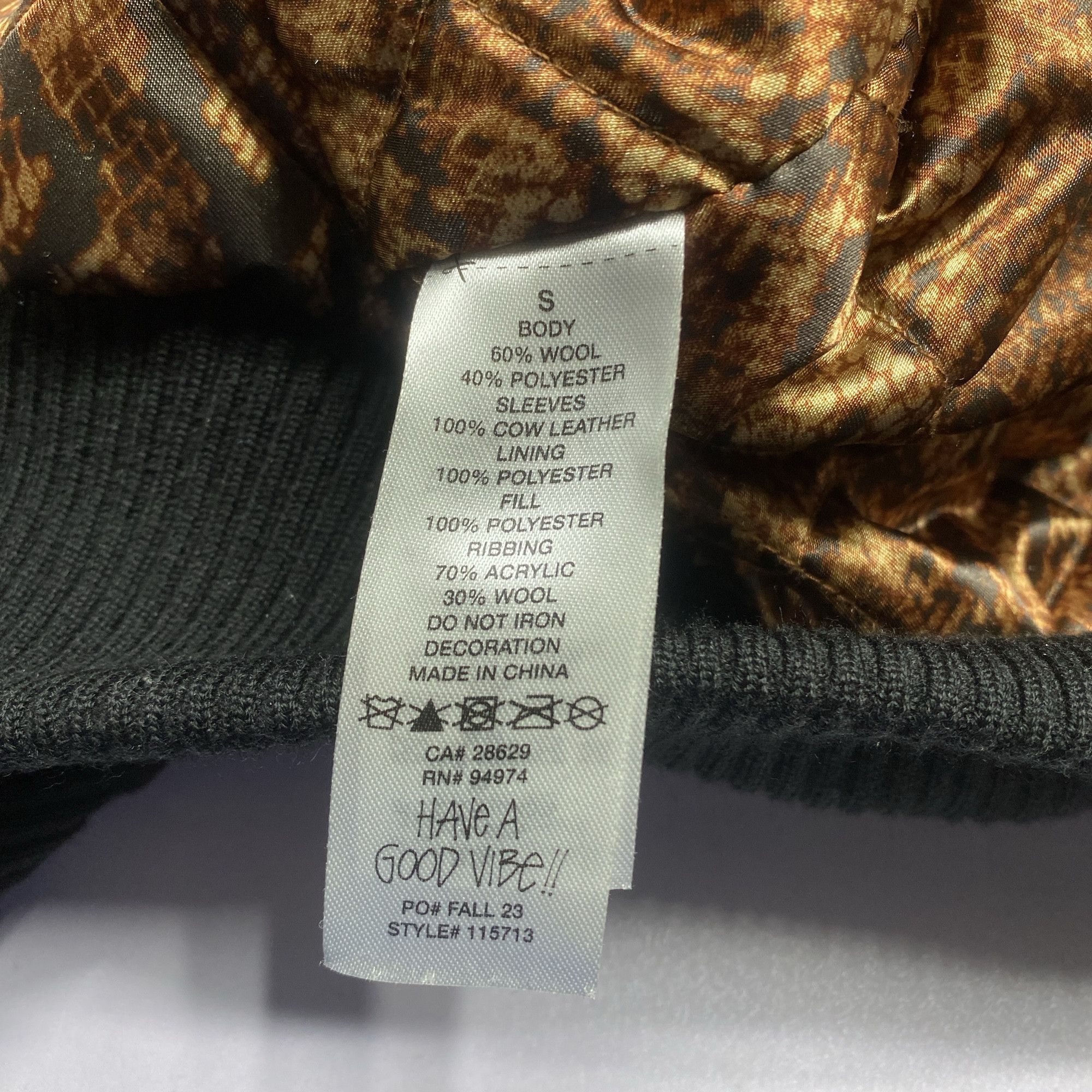 Stussy Stussy 80 Varsity Bomber Jacket Size S Size US S / EU 44-46 / 1 - 4 Thumbnail