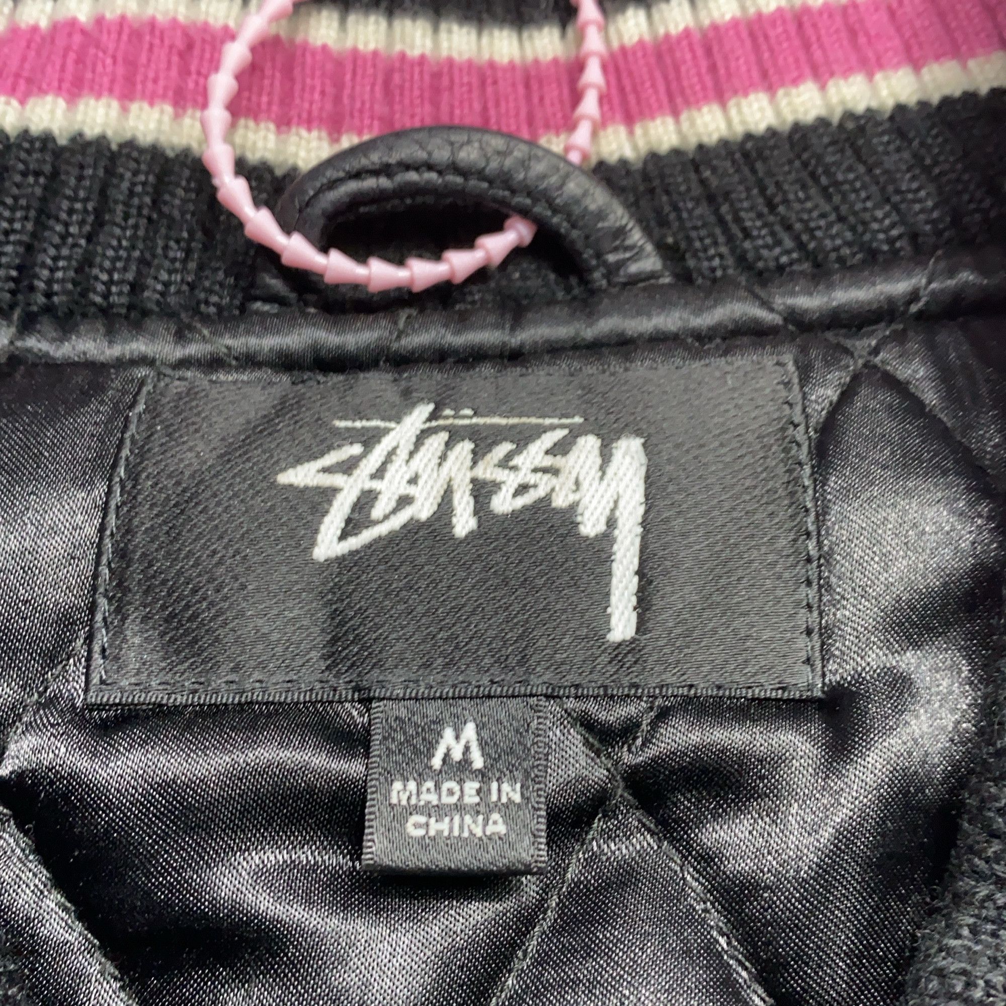 Stussy Stussy Graffiti Embroidery Varsity Jacket Size M Size US M / EU 48-50 / 2 - 3 Thumbnail