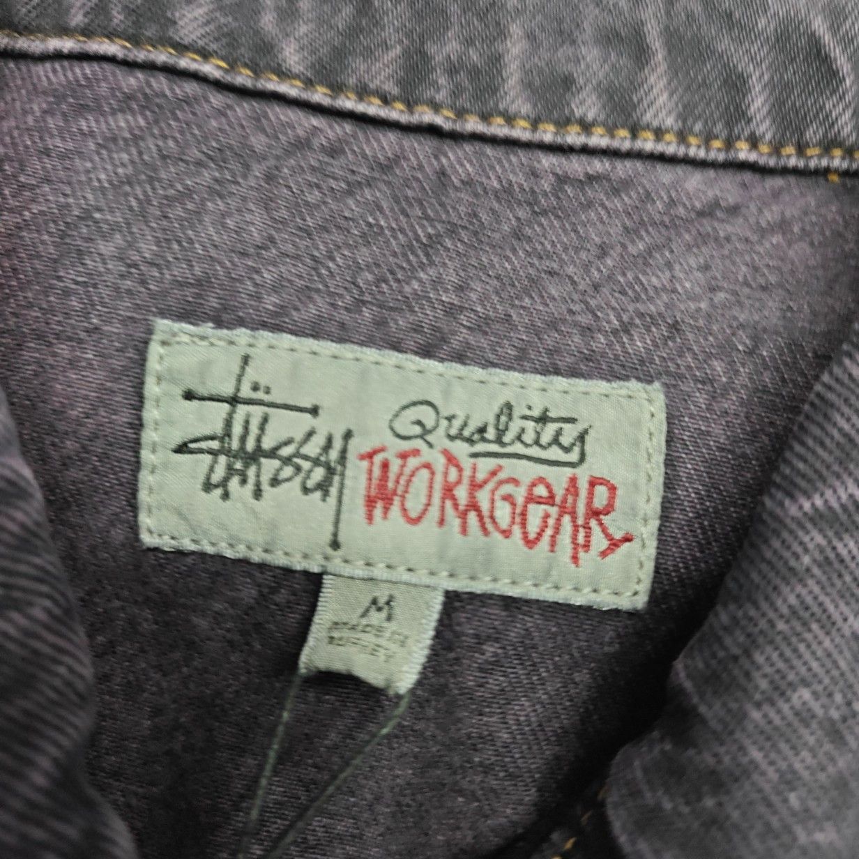 Stussy Stussy Denim Zip Work Jacket Size M Size US M / EU 48-50 / 2 - 4 Thumbnail