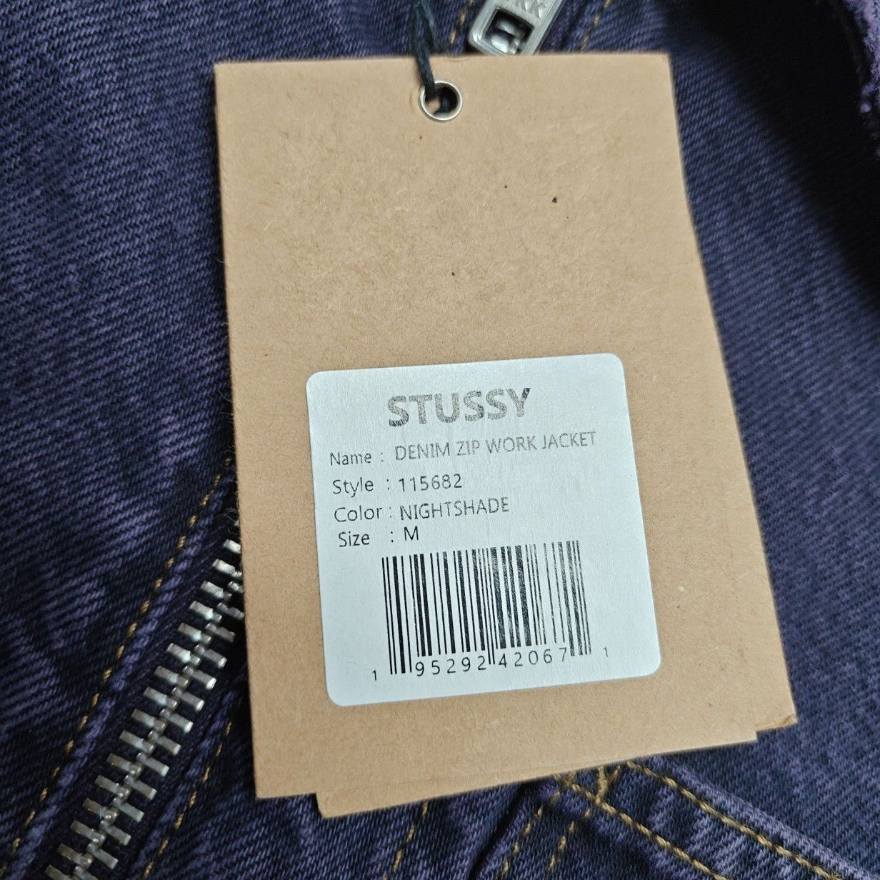 Stussy Stussy Denim Zip Work Jacket Size M Size US M / EU 48-50 / 2 - 5 Thumbnail