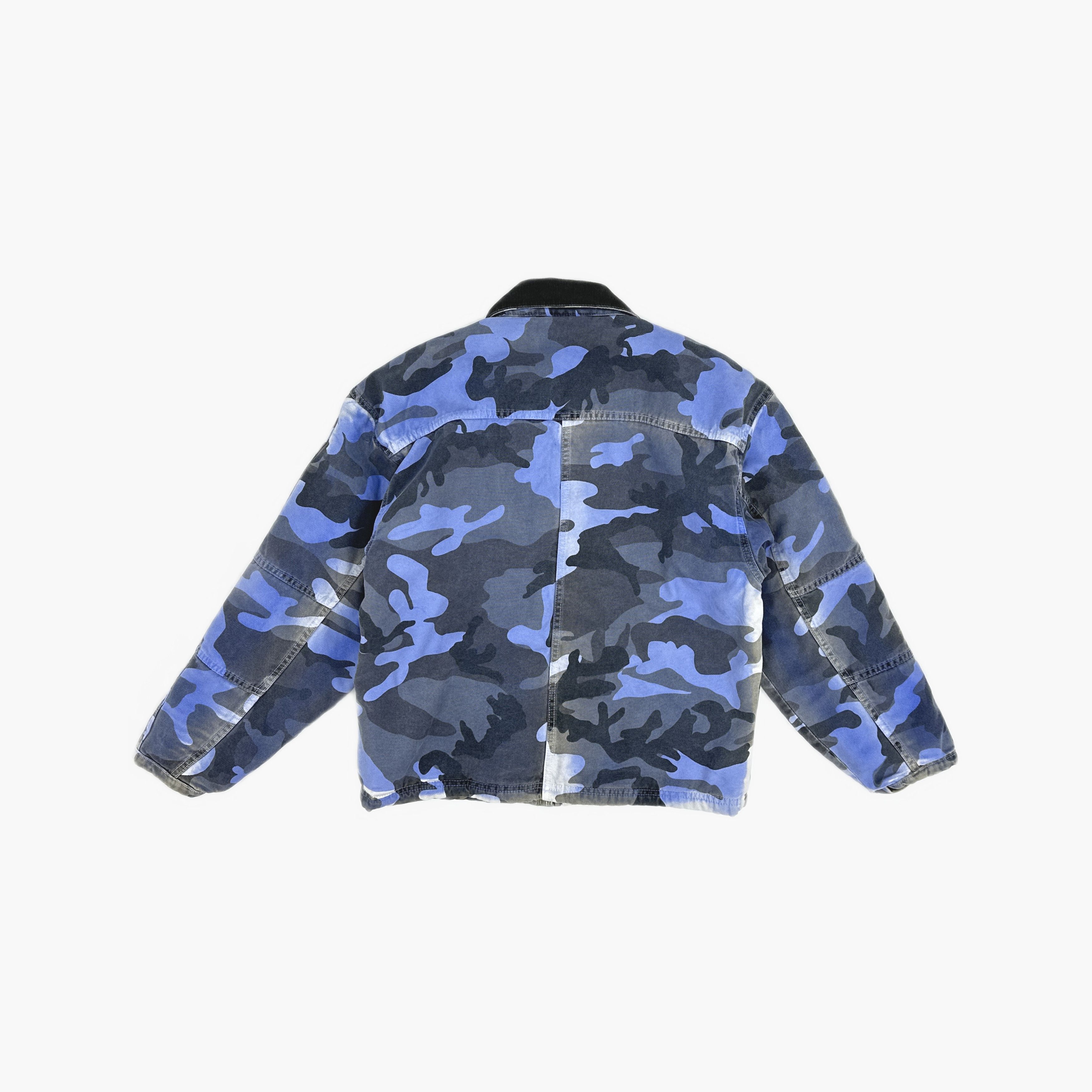 Stussy Stüssy Blue Camo Shop Jacket Size S Size US S / EU 44-46 / 1 - 2 Thumbnail