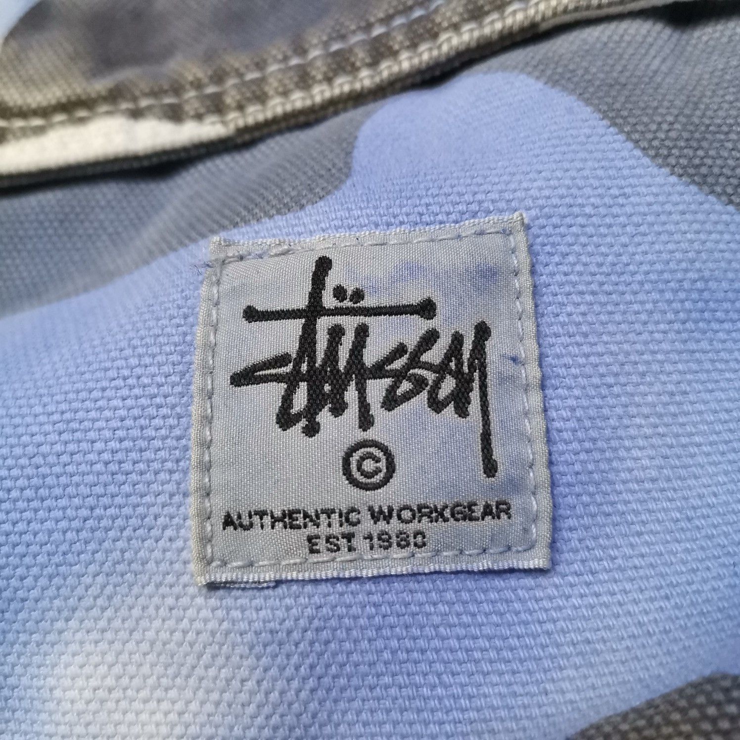 Stussy Stüssy Blue Camo Shop Jacket Size S Size US S / EU 44-46 / 1 - 5 Thumbnail