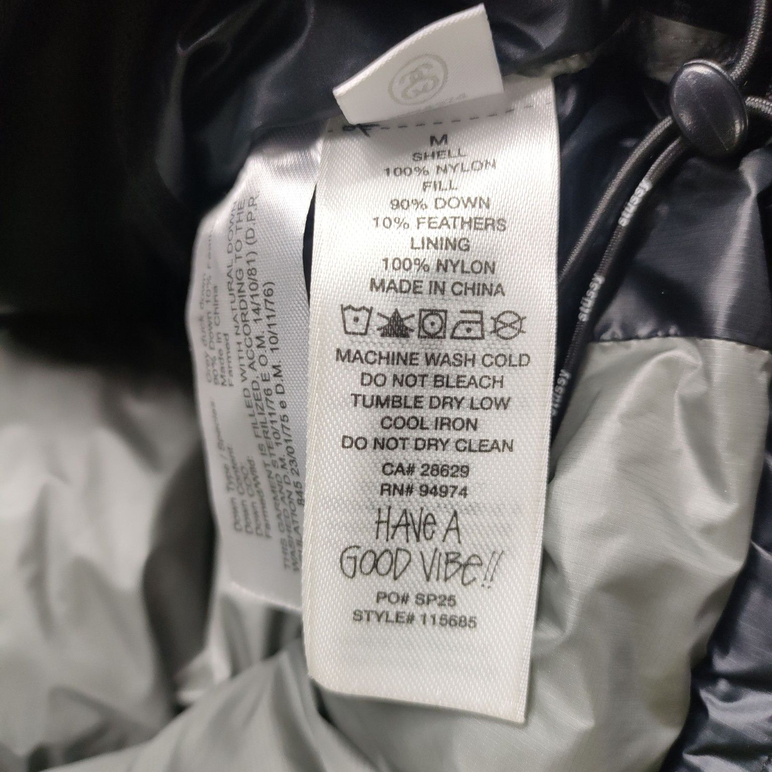 Stussy Stussy 800 Fill Down Parka Size M Size US M / EU 48-50 / 2 - 4 Thumbnail