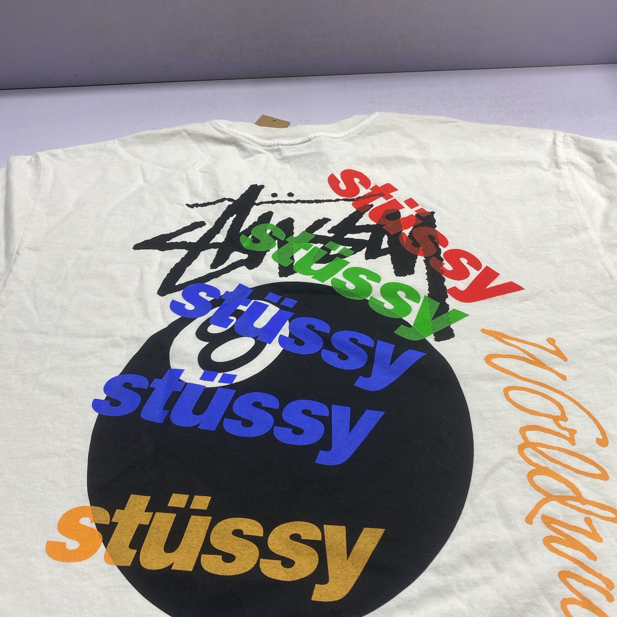 Stussy Stüssy Test Strike 8-Ball Pigment Dyed T-Shirt Size XL Size US XL / EU 56 / 4 - 6 Thumbnail