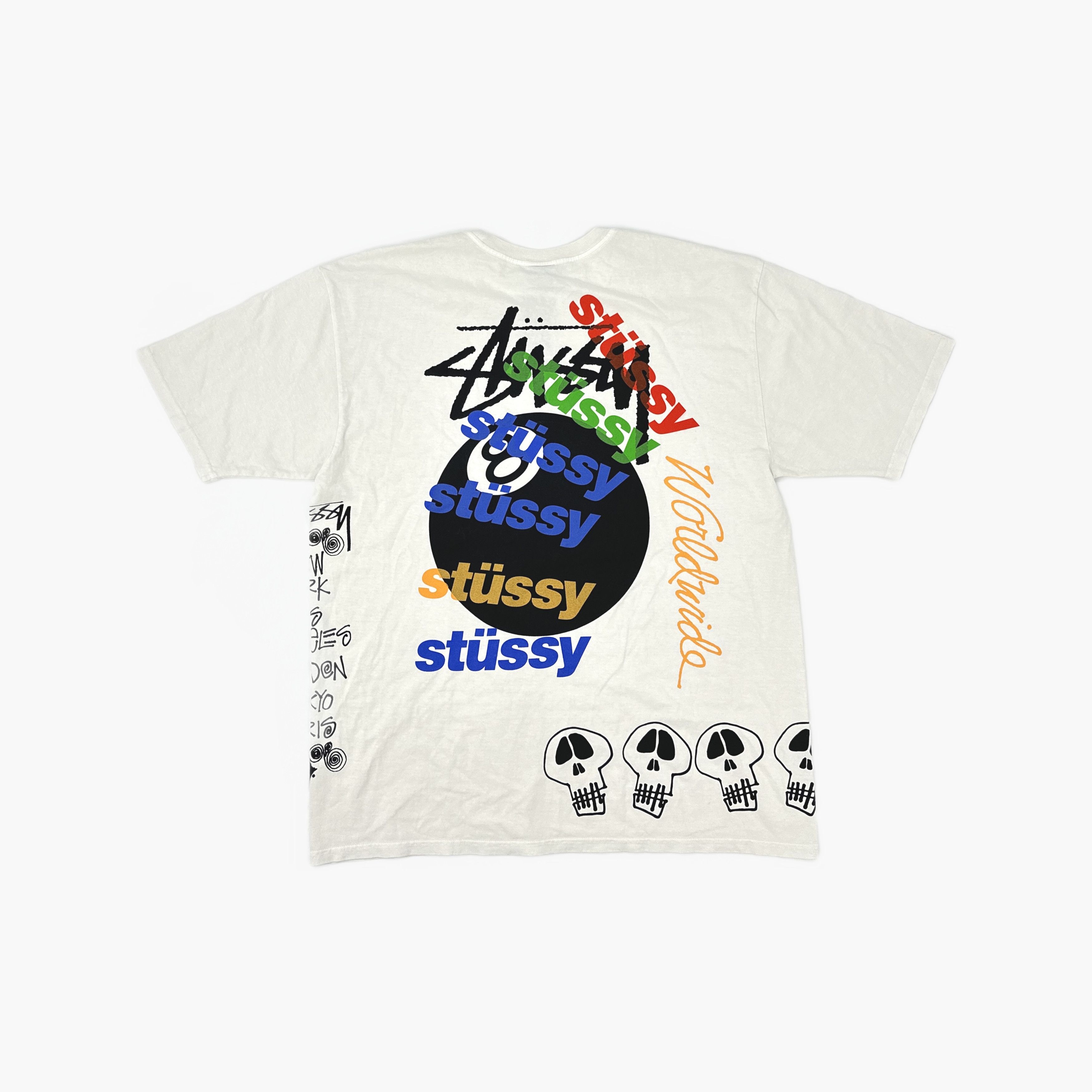 Stussy Stüssy Test Strike 8-Ball Pigment Dyed T-Shirt Size XL Size US XL / EU 56 / 4 - 2 Thumbnail