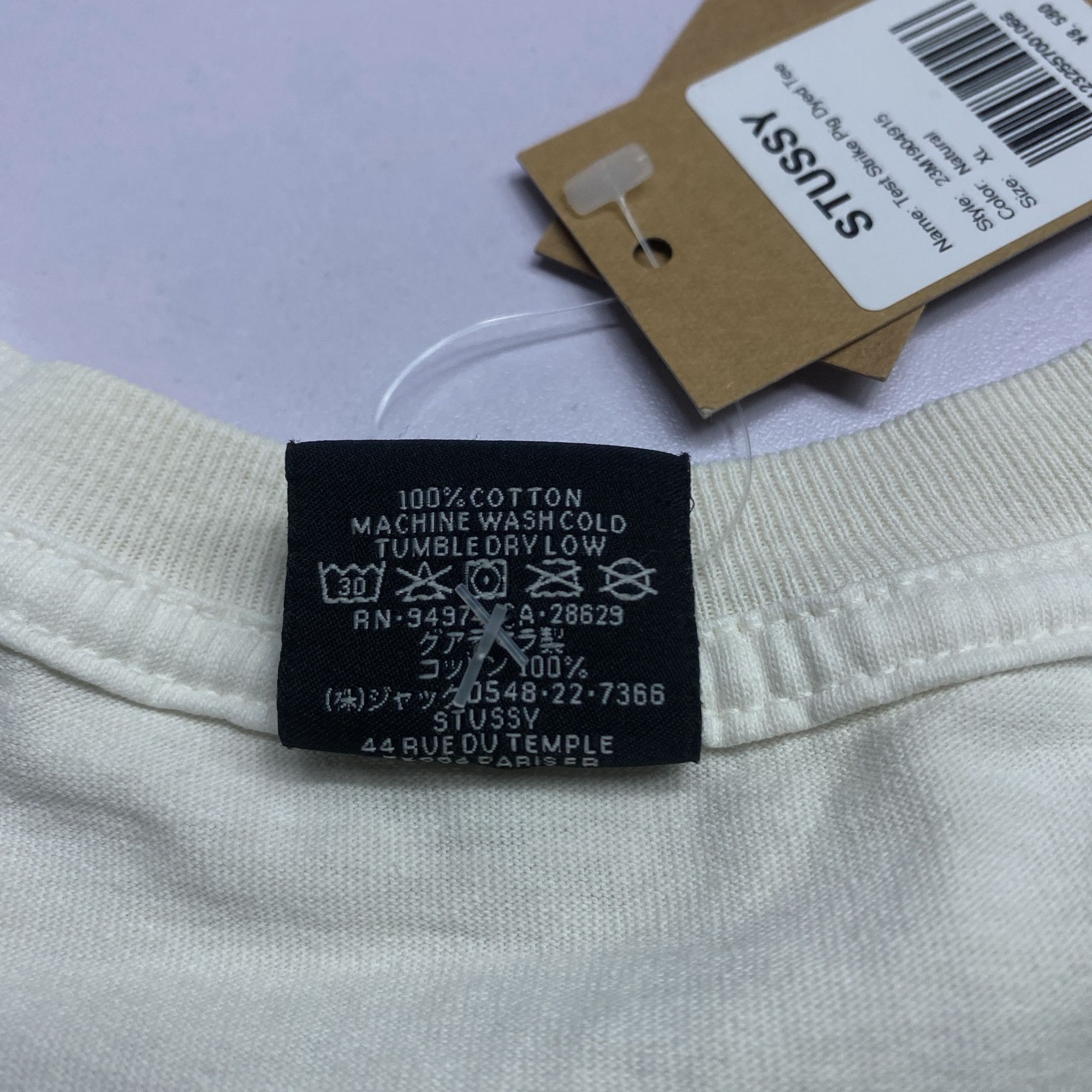 Stussy Stüssy Test Strike 8-Ball Pigment Dyed T-Shirt Size XL Size US XL / EU 56 / 4 - 7 Thumbnail