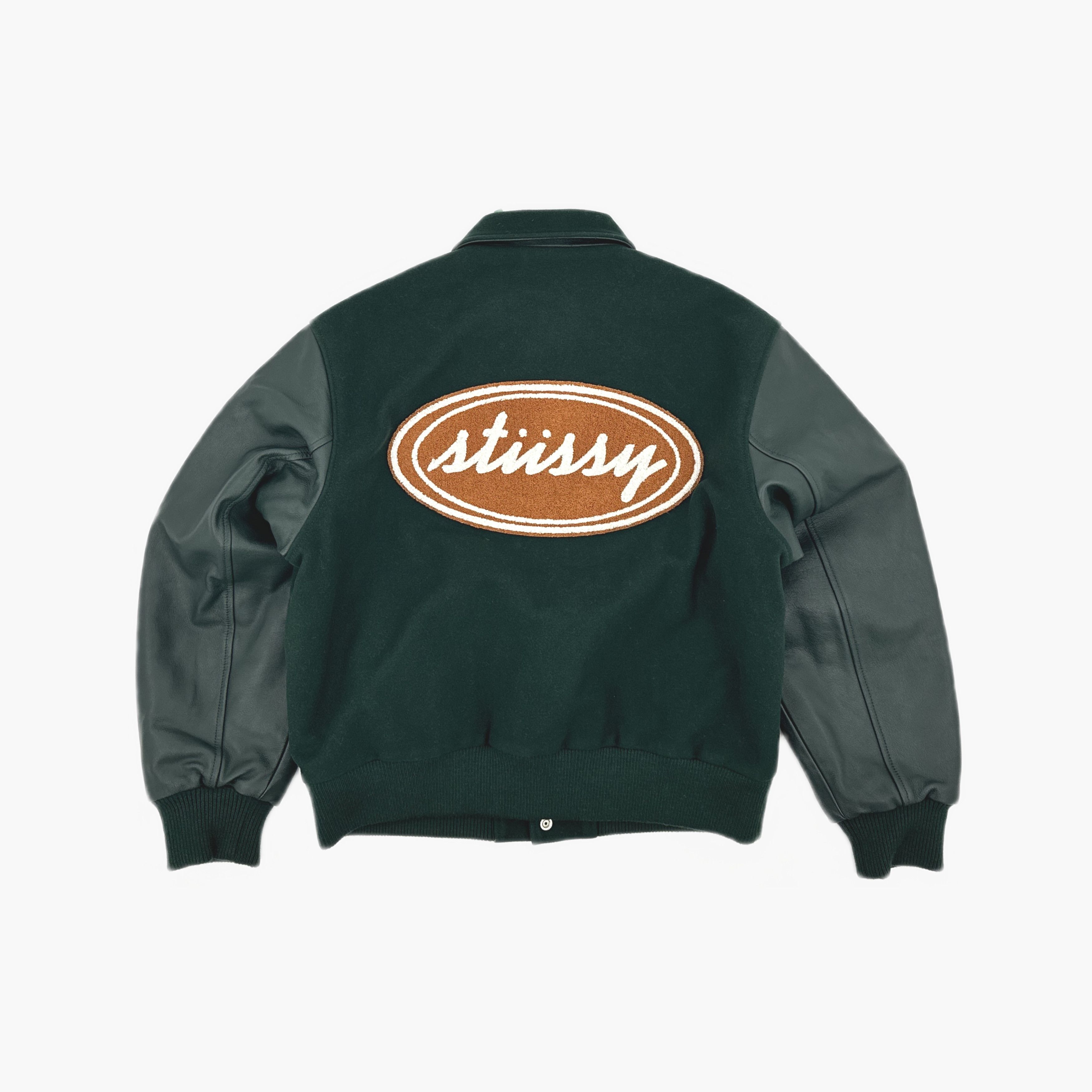 Stussy Stussy Script Oval Varsity Jacket Size L Size US L / EU 52-54 / 3 - 2 Thumbnail